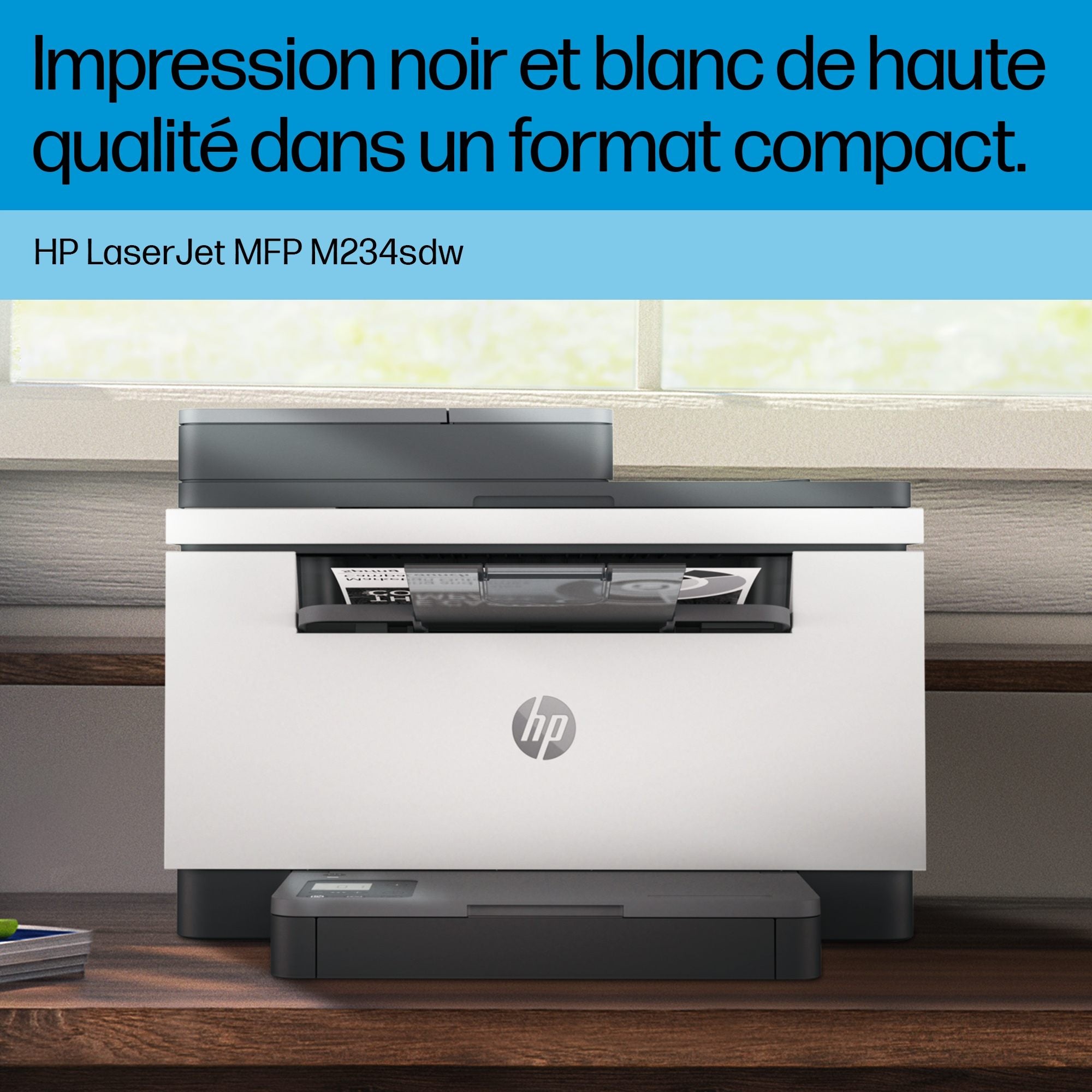 HP LaserJet MFP M234sdw MFP Mono B/W laser Legal media 29ppmcopy 29ppmprint 150 sheets USB 2.0 LAN Wi-Fi Bluetooth imprimante laser