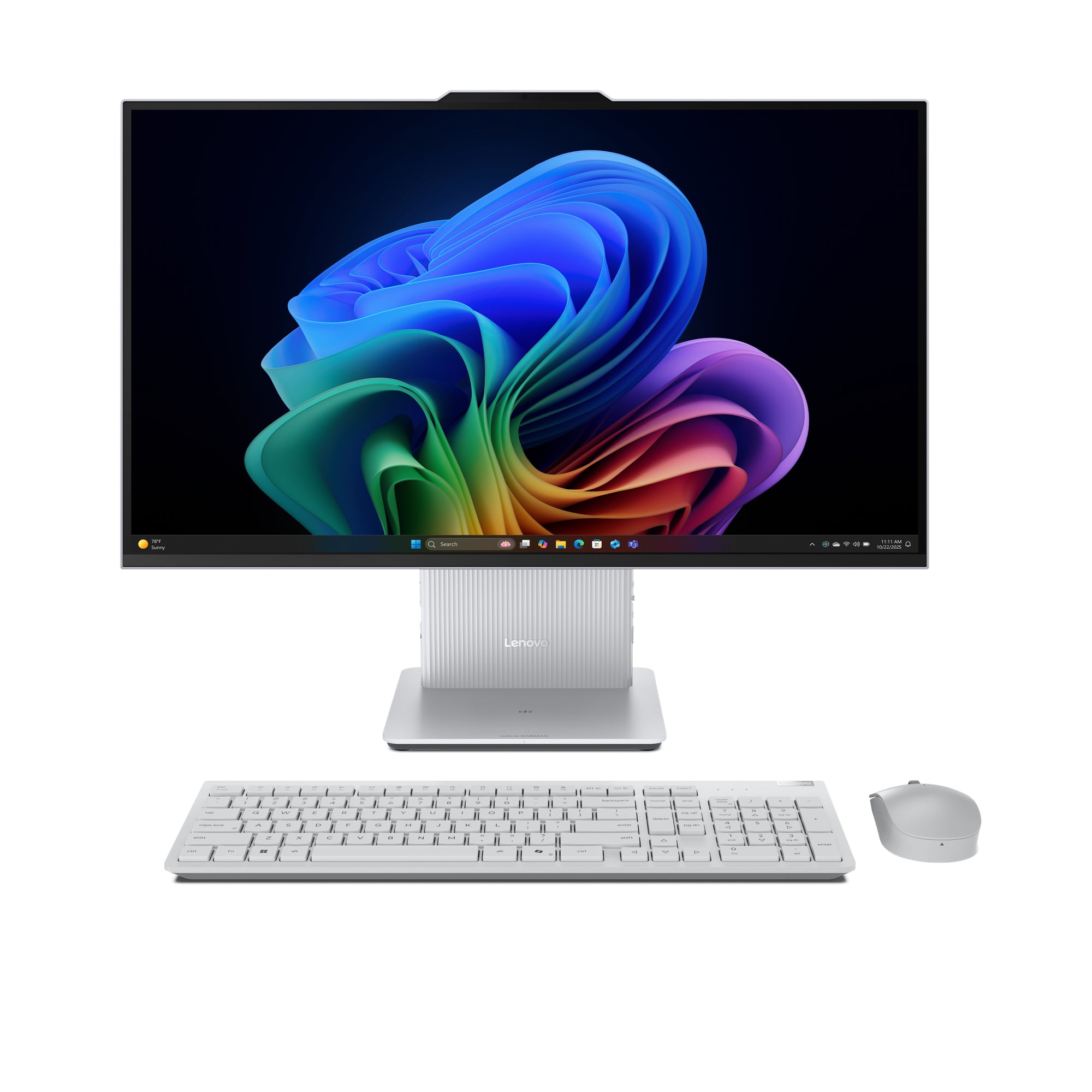 Lenovo IdeaCentre AIO 27ILL11 Intel Core Ultra 7 256V 68,6 cm (27") 1920 x 1080 pixels PC All-in-One 16 Go LPDDR5x-SDRAM 512 Go SSD Windows 11 Home Wi-Fi 6 (802.11ax) Gris