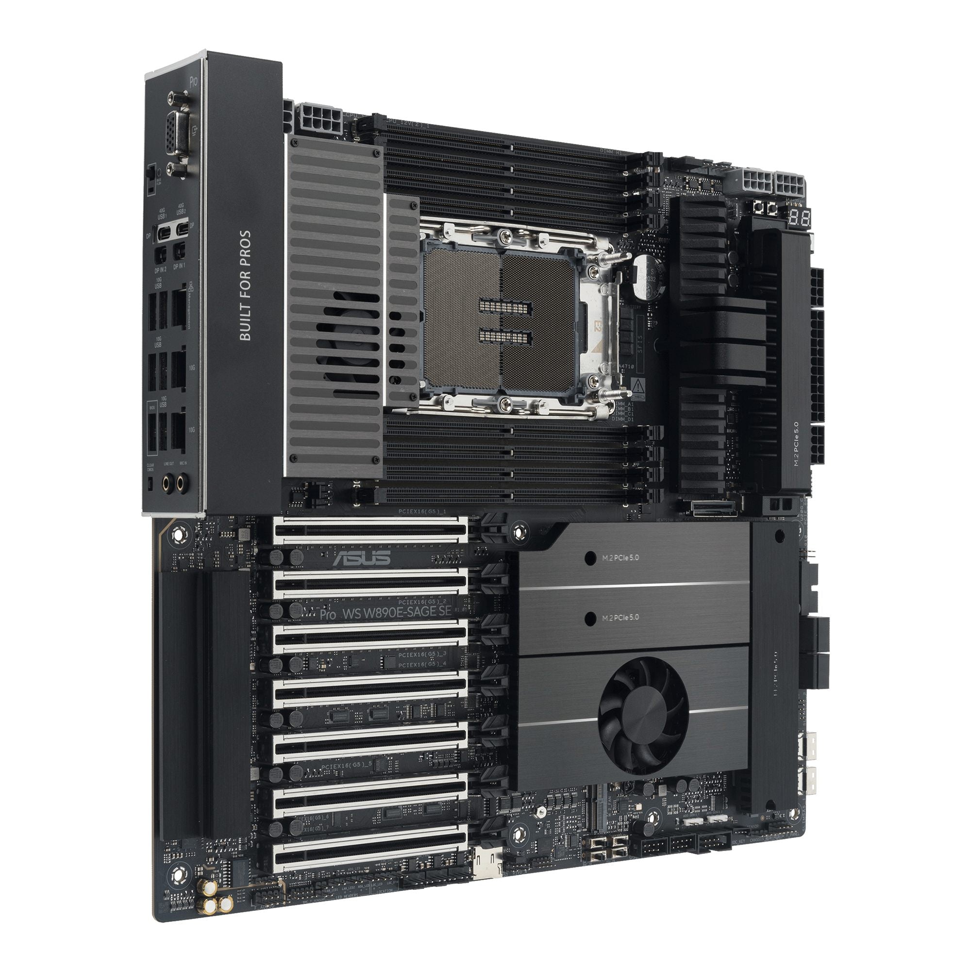 ASUS PRO WS W890E-SAGE SE LGA4710-2 EEB workstation motherboard 8xDDR4 7xPCIe 5.0 4xM.2 4xSATA