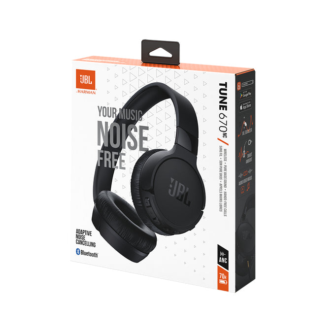 JBLT670 BTWirelessOver-earHeadphoneBLACK