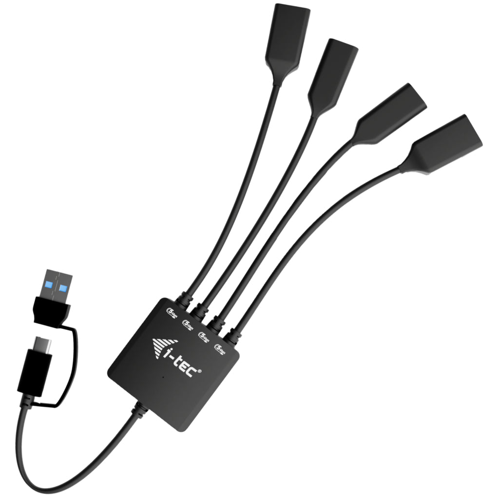 I-TEC USB-C/USB-A Cable HUB 4 port 2x USB-C 3.2 Gen 1 2x USB-A 3.2 Gen 1