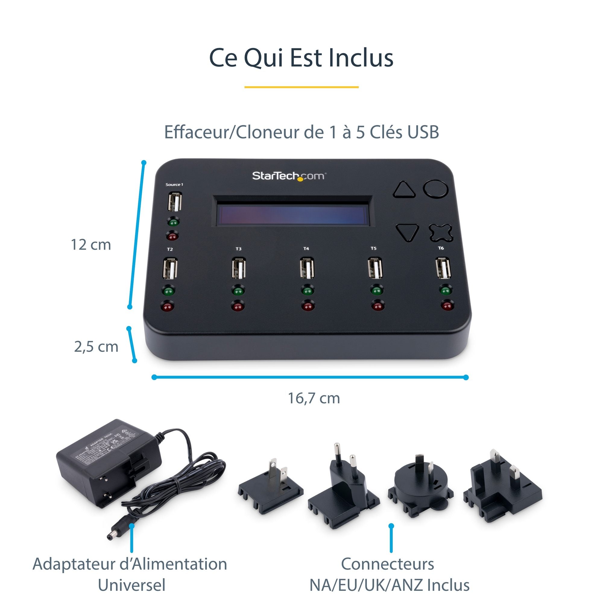 USB Flash Drive 1:5 Duplicator/Eraser