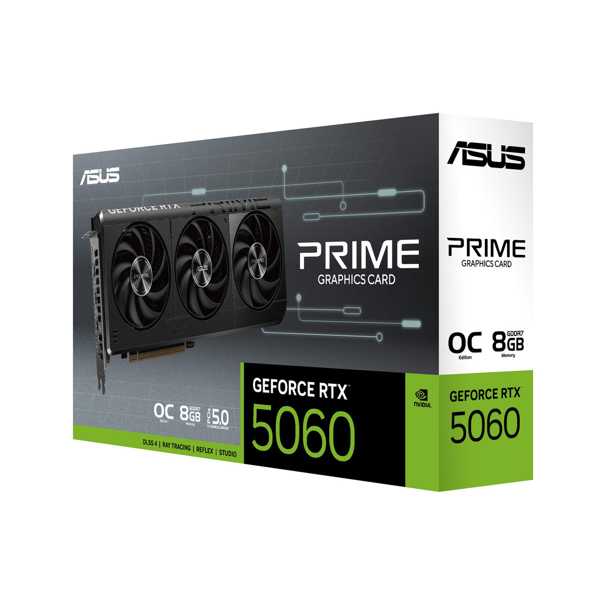 ASUS PRIME RTX 5060 OC 8Go GDDR7 3xDP 1xHDMI