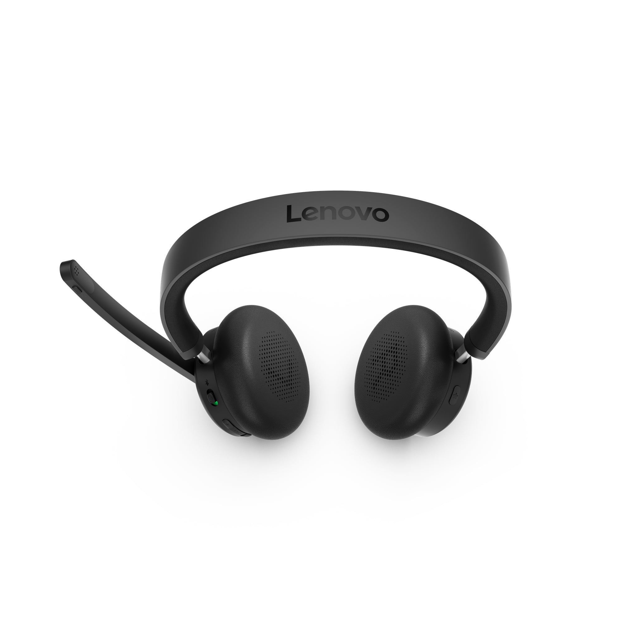 LENOVO 6550 Headset on-ear Bluetooth wireless active noise cancelling USB-C black Certified for Microsoft Teams