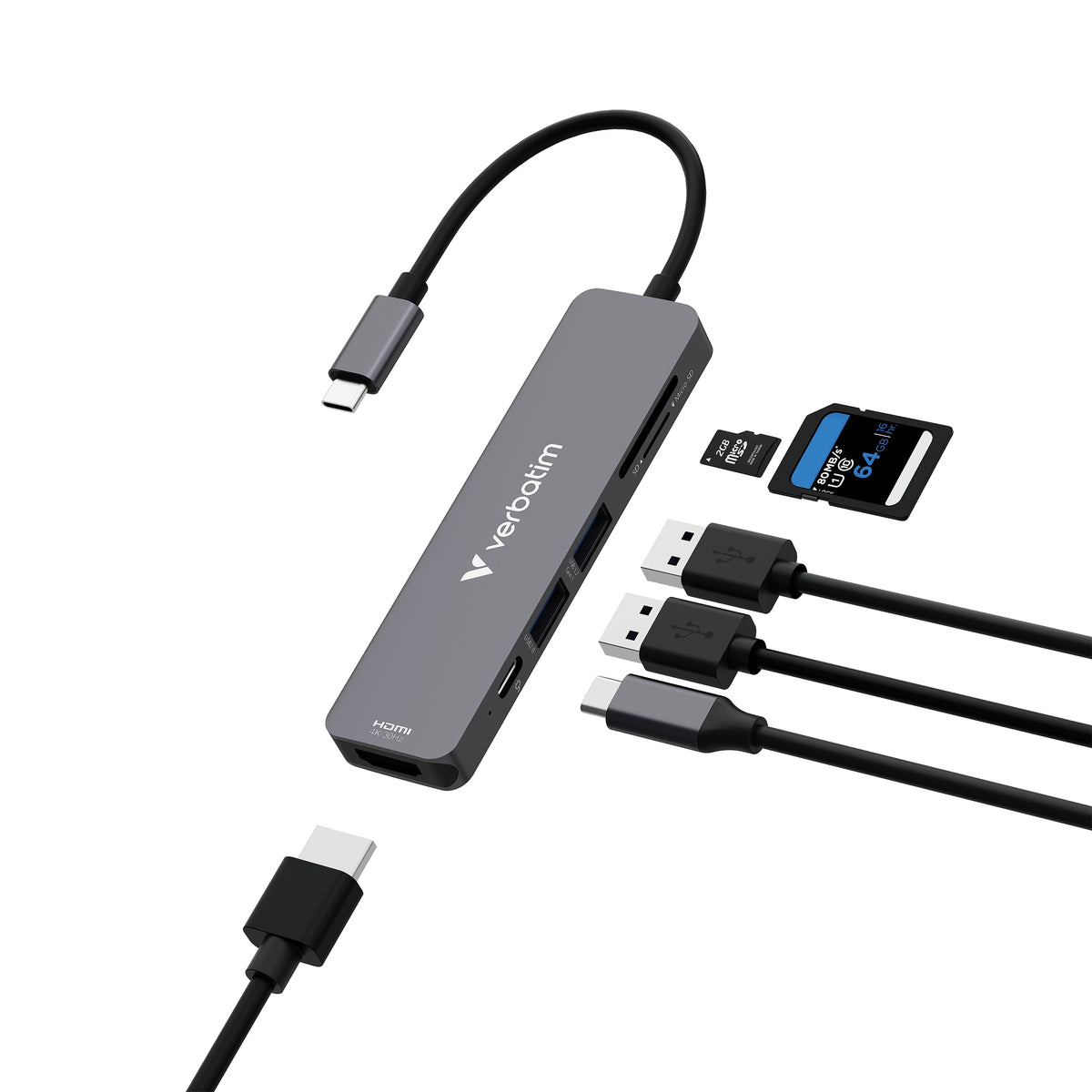 USB-C Essentials Multiport Hub 6 Port w
