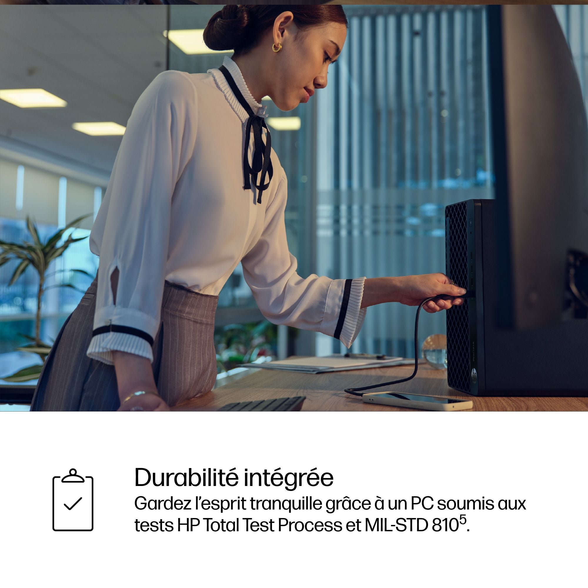 HP Pro Tower 400 G1i Intel Core Ultra 7 265 16Go 512Go SSD UMA W11P 3/3/3 Smartbuy