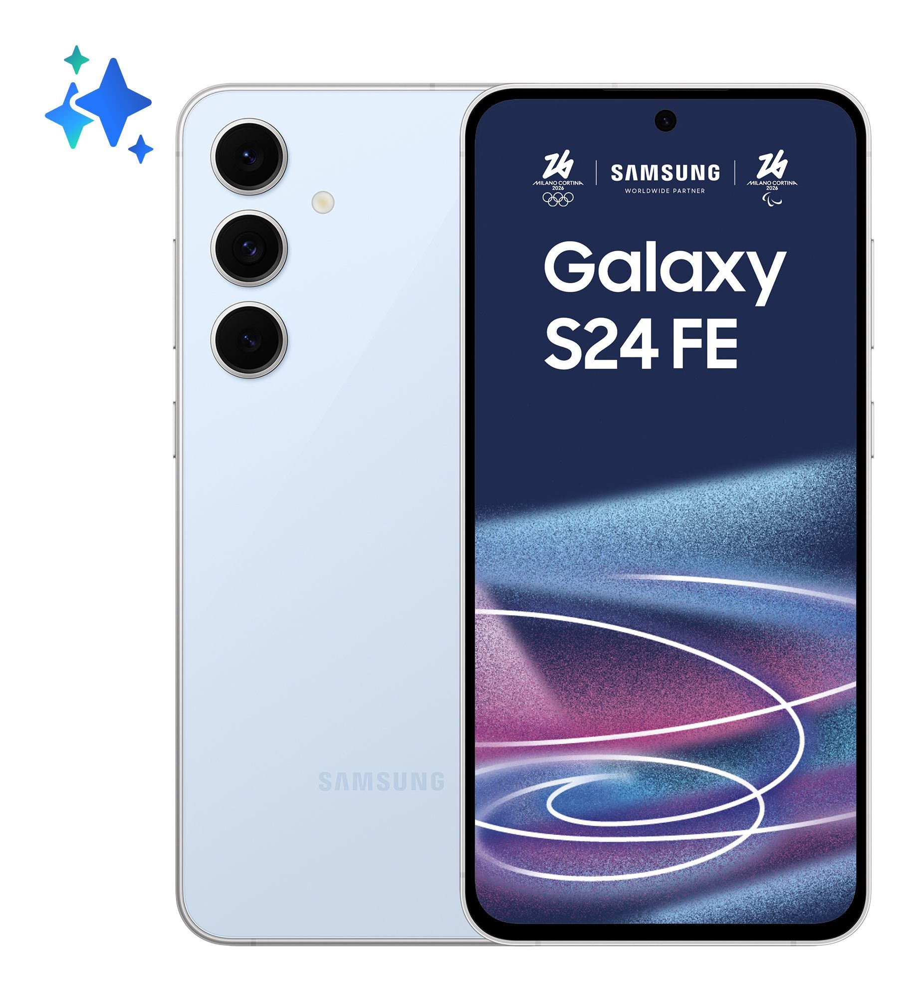 Samsung S721Galaxy S24 FE 5G (6.7", 128 Go, 8 Go RAM) Bleu
