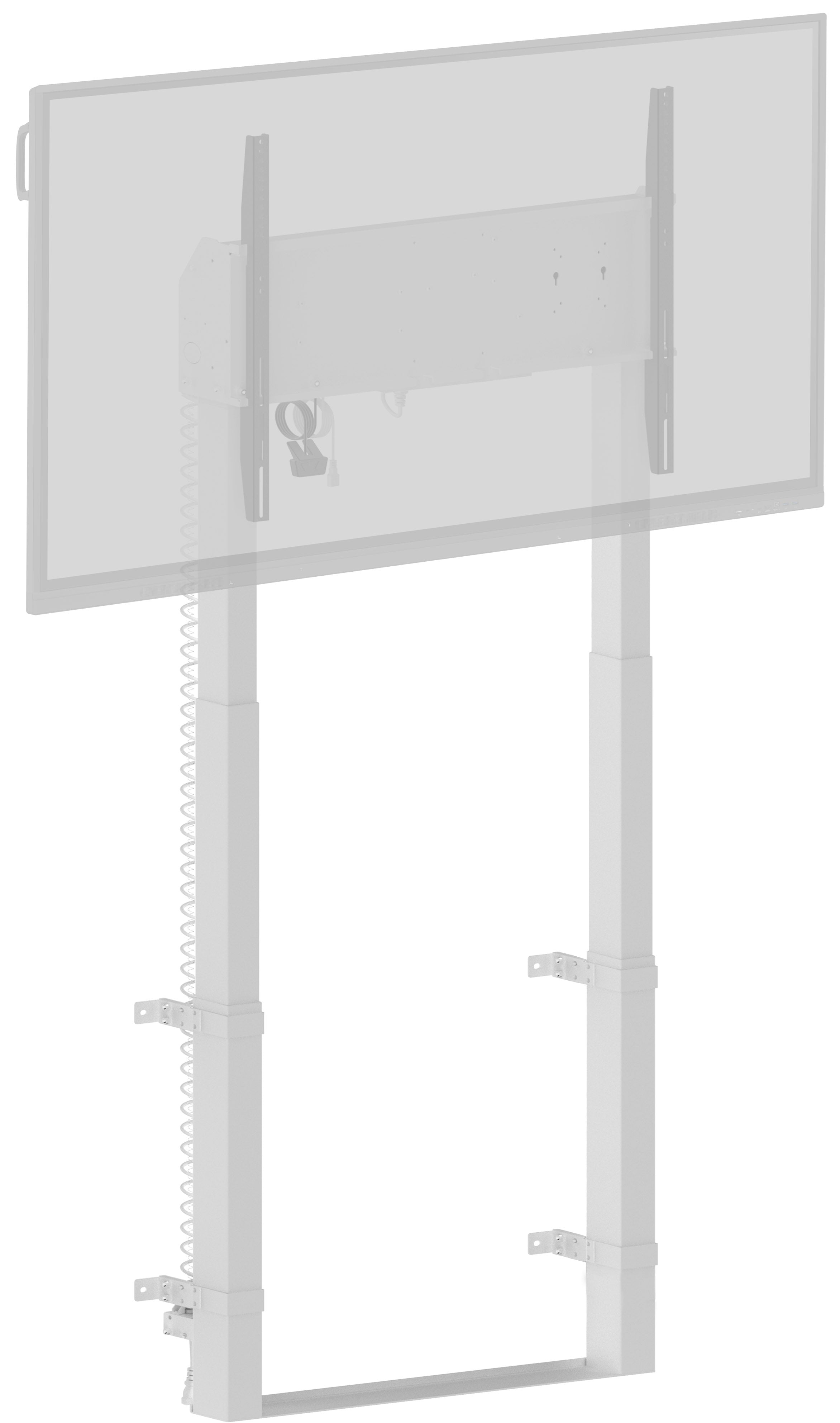Floor supported wall lift up to 98/105"