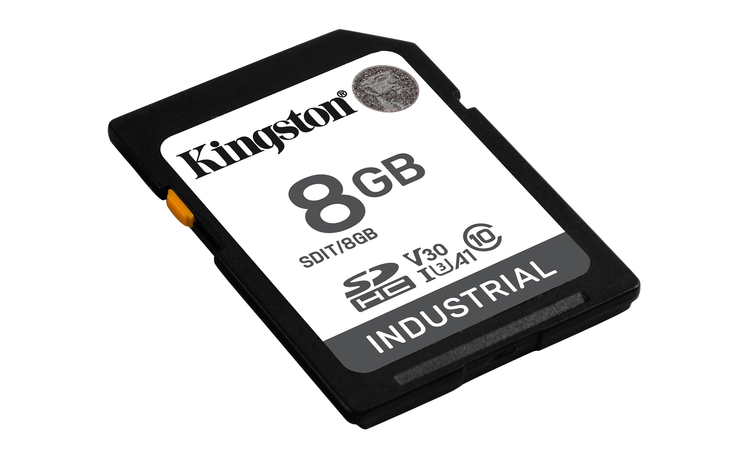 KINGSTON 8Go SDHC Industrial -40C to 85C C10 UHS-I U3 V30 A1 pSLC