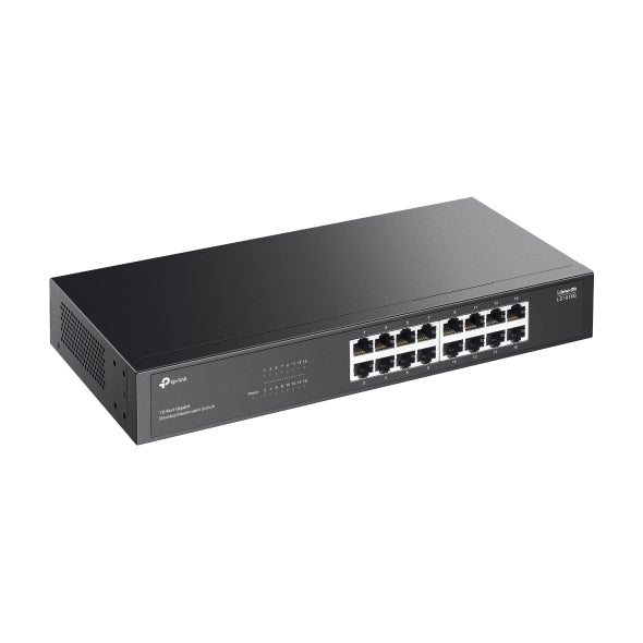TP-Link LS1016G commutateur réseau Non-géré Gigabit Ethernet (10/100/1000) Noir