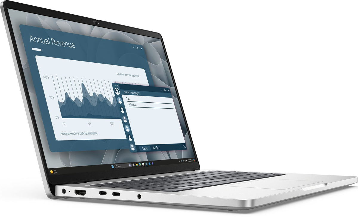 "DELL Pro 14 PC14255 Copilot+ PC AMD Ryzen AI 7 PRO 350 Laptop 35.6 cm (14"") Full HD+ 16 GB DDR5-SDRAM 512 GB SSD Wi-Fi 6E (802.11ax) Windows 11 Pro German Plati"