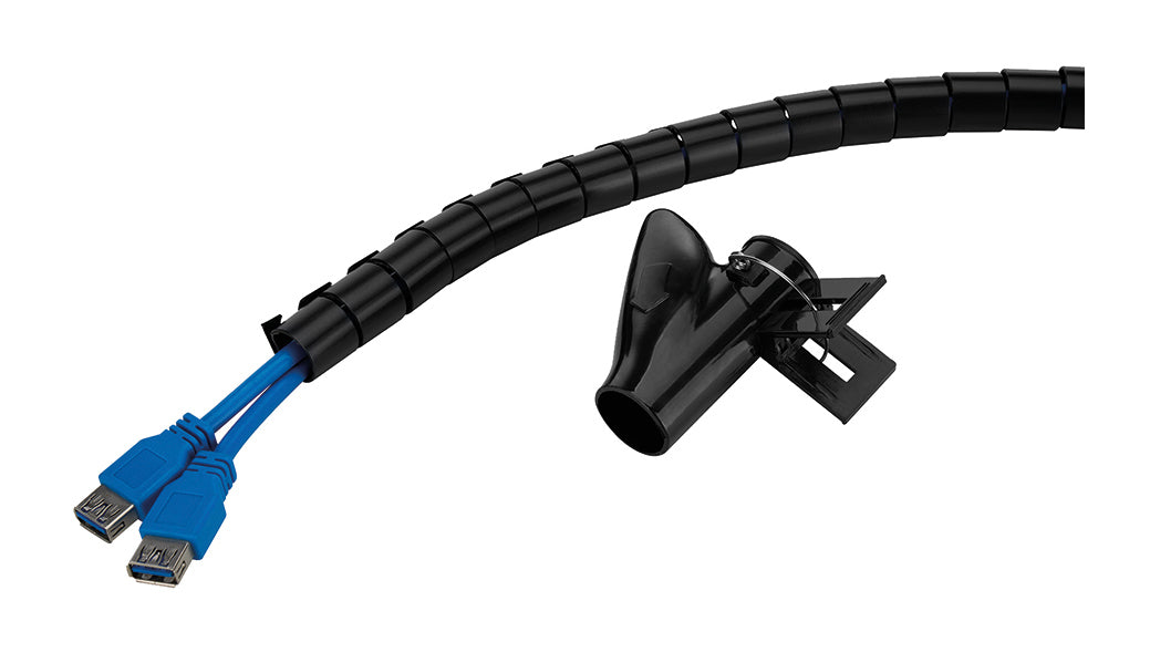 NEOMOUNTS Spiral Cable Wrap 20mm multiple cables black
