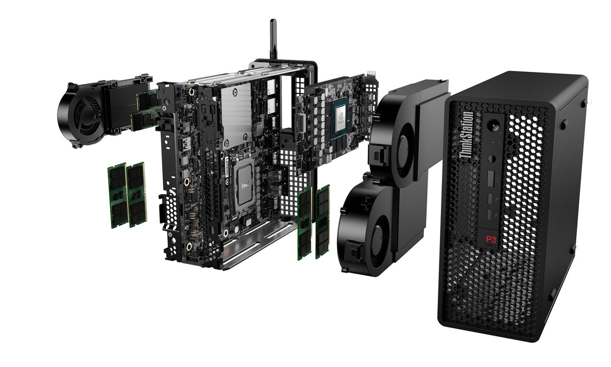 LENOVO ThinkStation P3 Ultra Intel Core i7-13700 16Go 512Go SSD M.2 2280 PCIe Intel UHD Graphics 770 W11P 1YR Premier NBD
