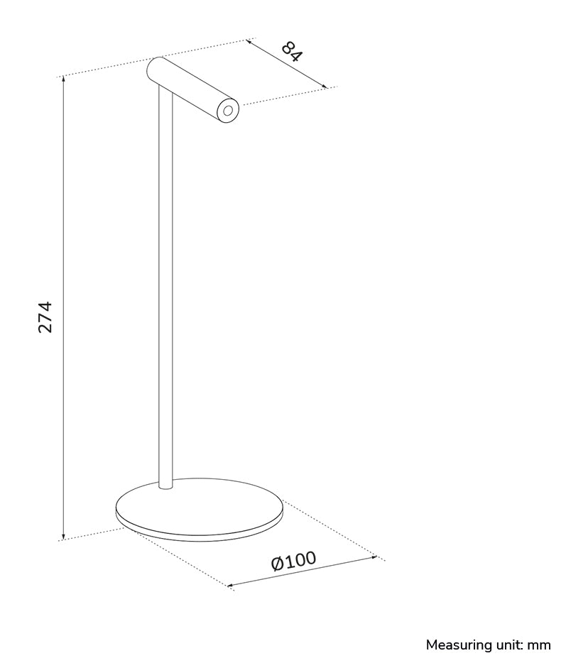 NEOMOUNTS Headphone Stand aluminum
