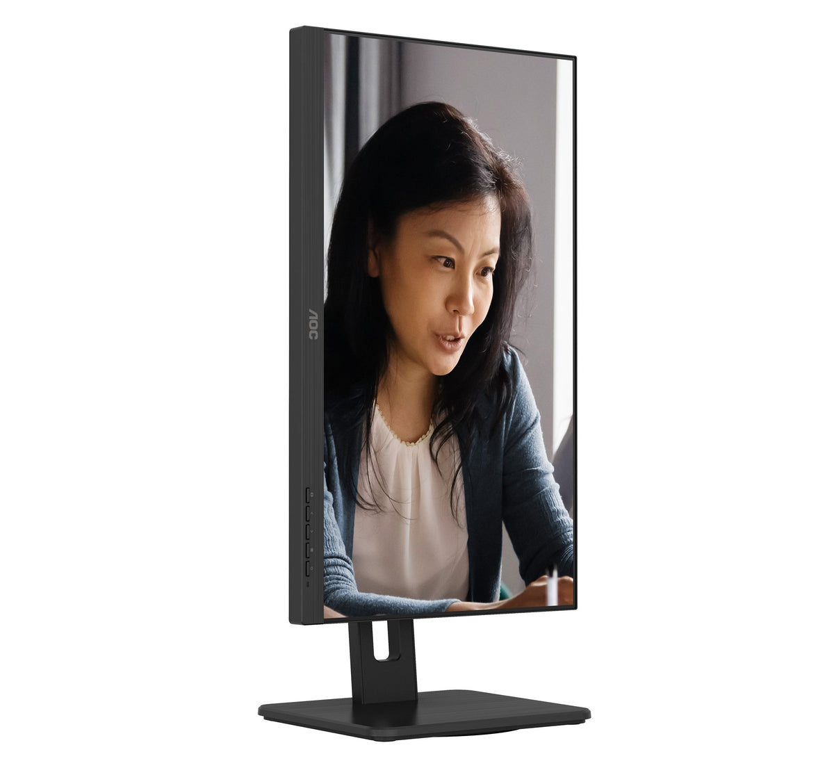 AOC 22E2UMF 22" 1920 x 1080 Full HD (1080p) @ 75 Hz - VA - 3000:1 - HDMI, VG DisplayPort - haut-parleurs - noir - ajustable
