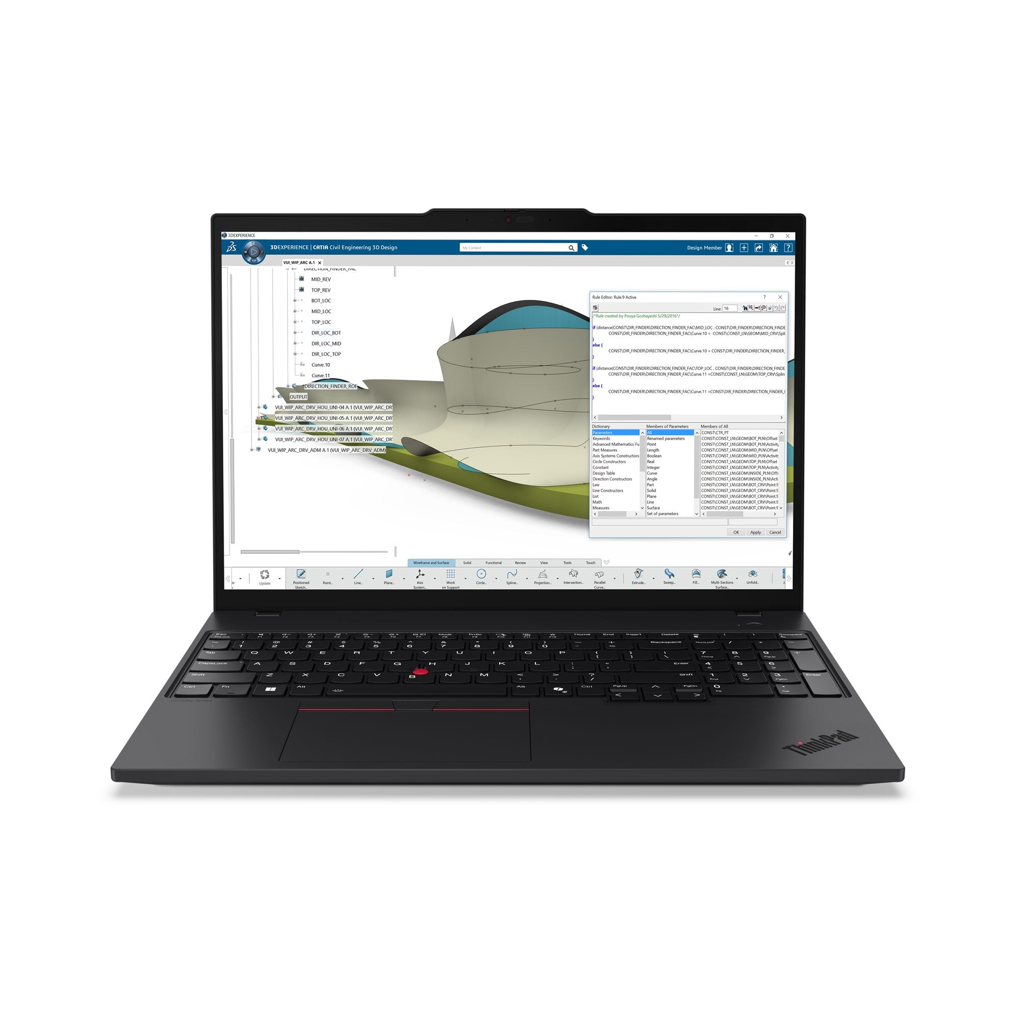LENOVO ThinkPad P16s G4 AMD Ryzen AI 9 HX PRO 370 16p WUXGA 64Go 1To SSD M.2 2280 PCIe AMD Radeon 890M W11P 3YR Premier NBD