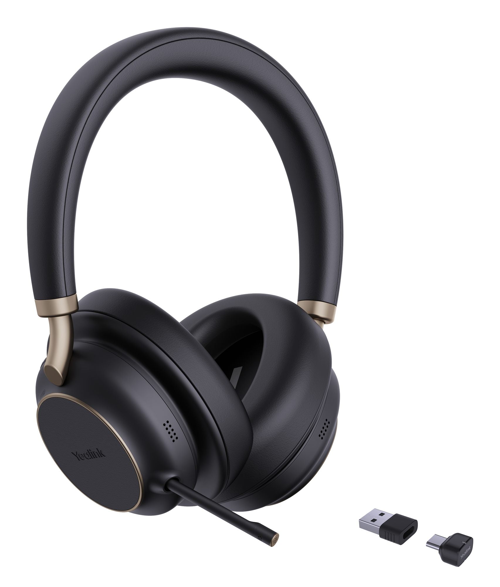 Yealink BH76 Plus UC USB-C/A Sans fil Arceau Appels/Musique USB Type-C / USB Type-A Bluetooth
