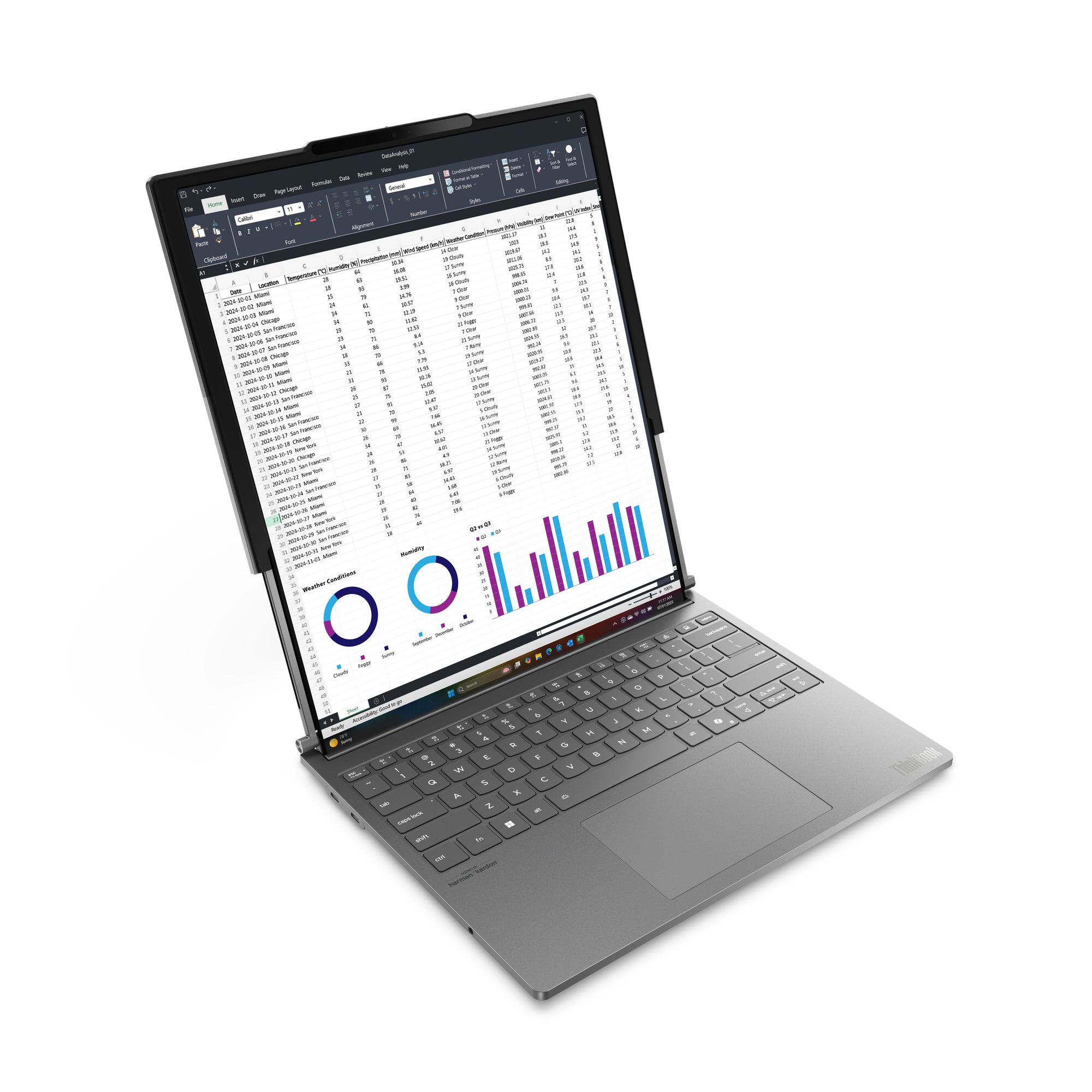 LENOVO ThinkBook Plus - G6 - Rollable - 14" OLED - Intel Core Ultra 7 - 258V - W11Pro - 32Go RAM - 1To SSD