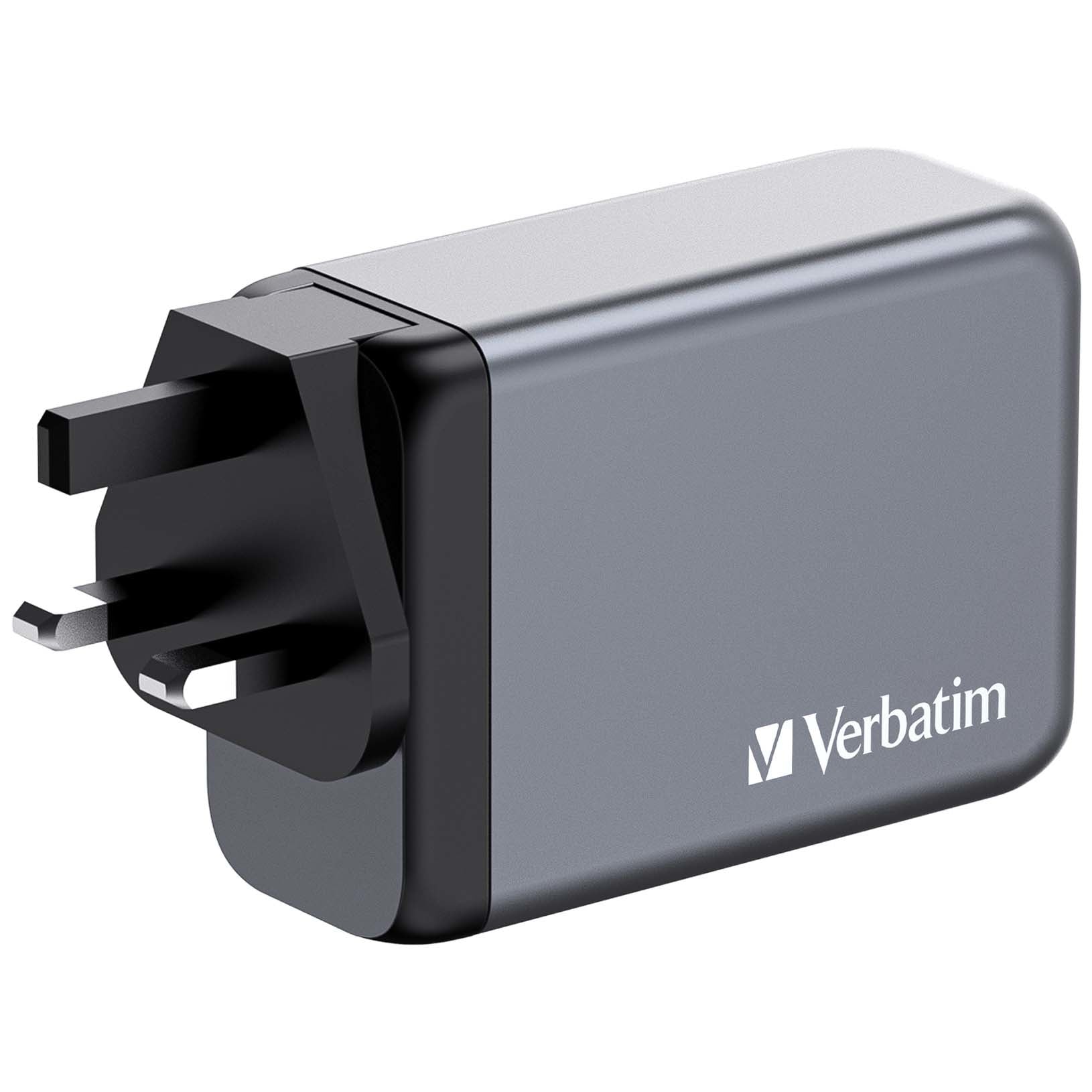 VERBATIM GNC-240 GAN CHARGER 4 PORT 240W USB A/C EU/UK/US WCF (P)