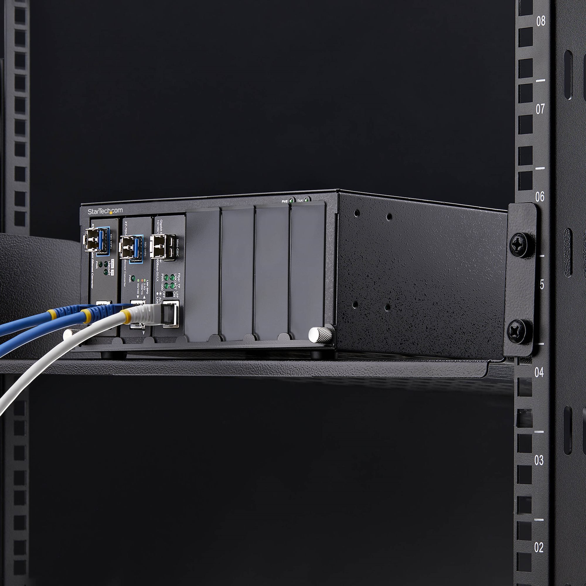 7-Slot Media Converter Chassis TAA