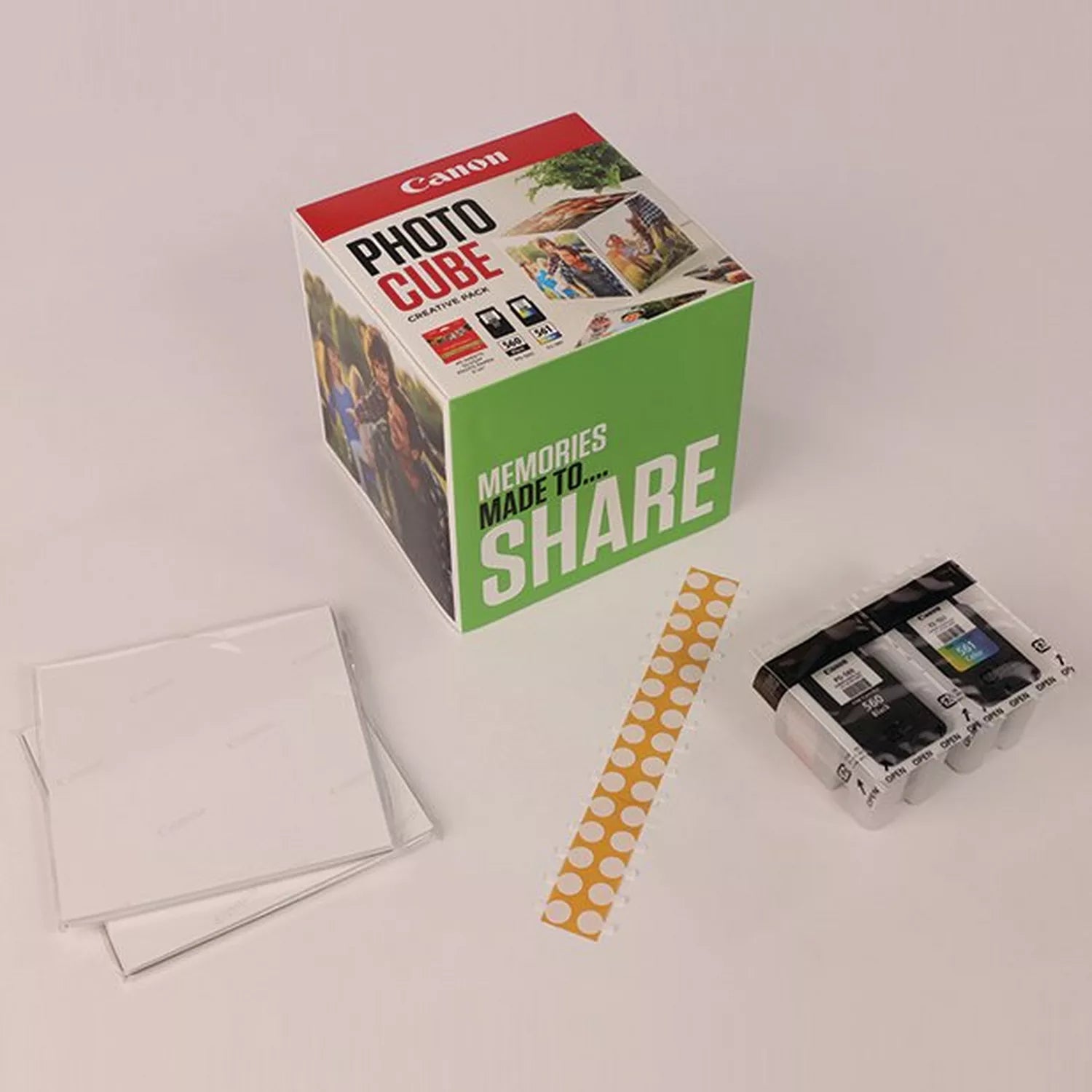 CANON PG-560/CL-561 Ink Cartridge Photo Cube Creative Pack White Green