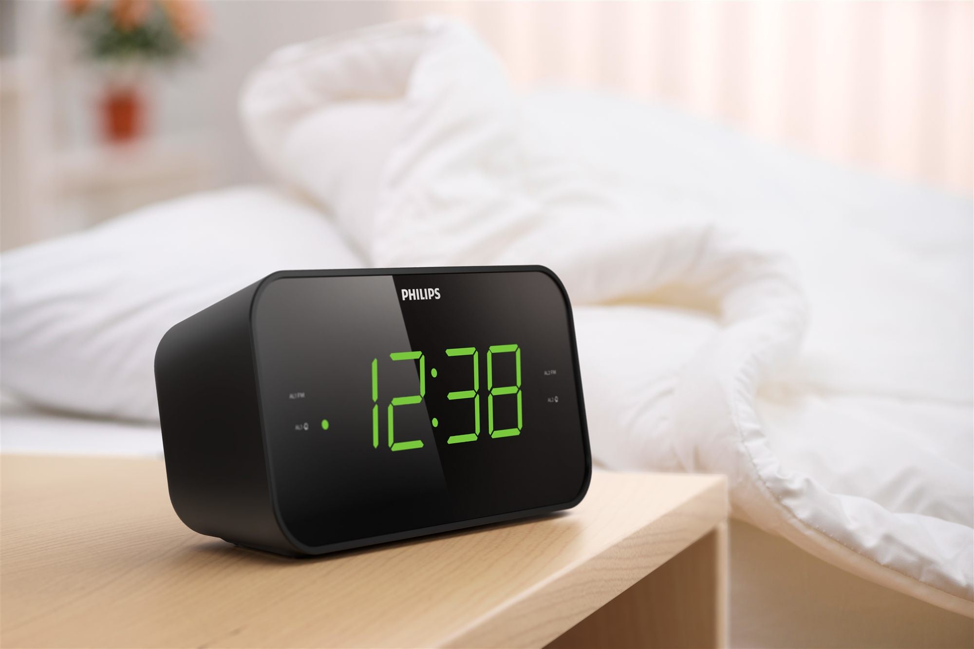 Philips TAR3306/12 UKW-Radiowecker 2 Weckzeiten