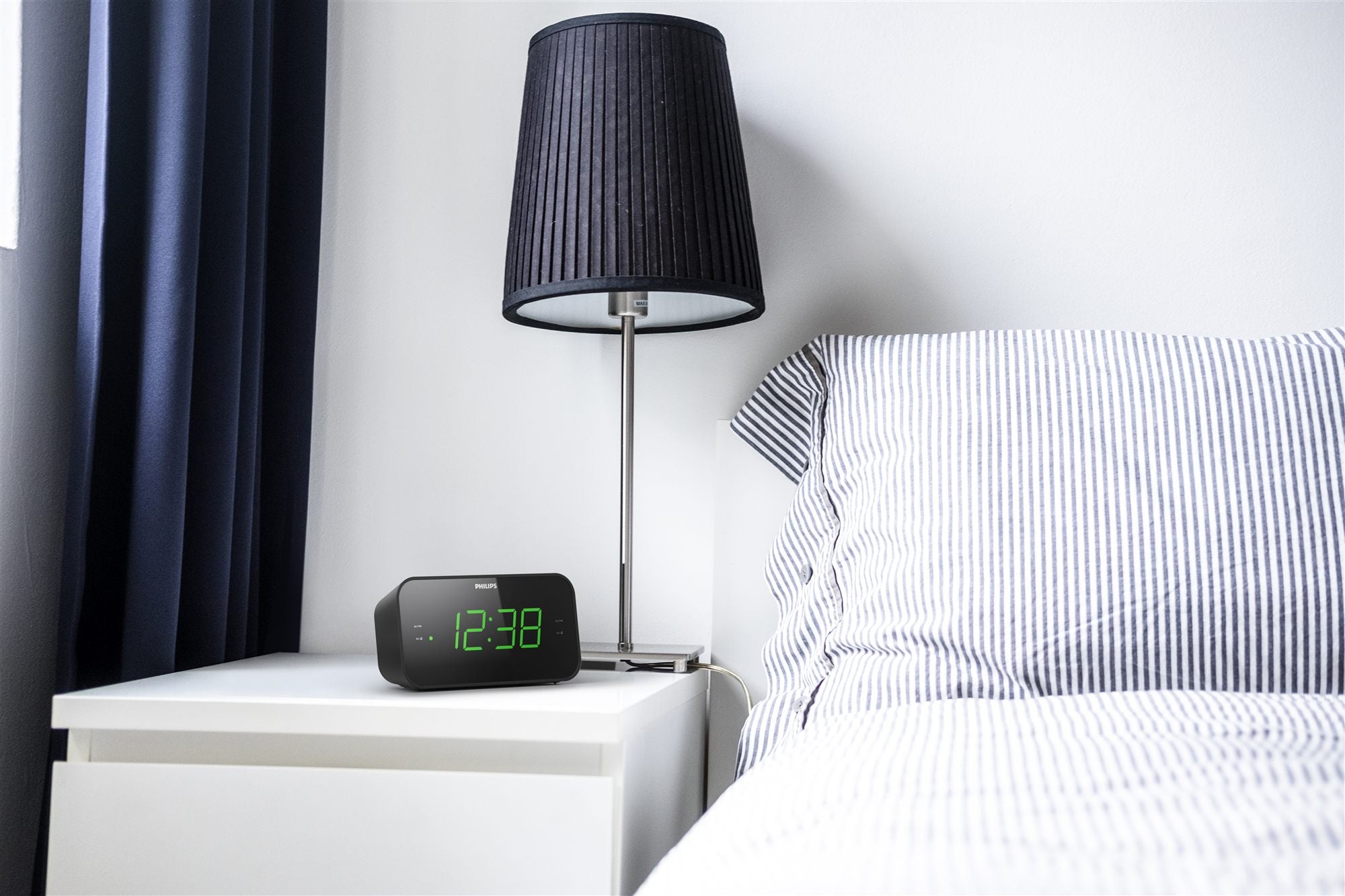 Philips TAR3306/12 UKW-Radiowecker 2 Weckzeiten