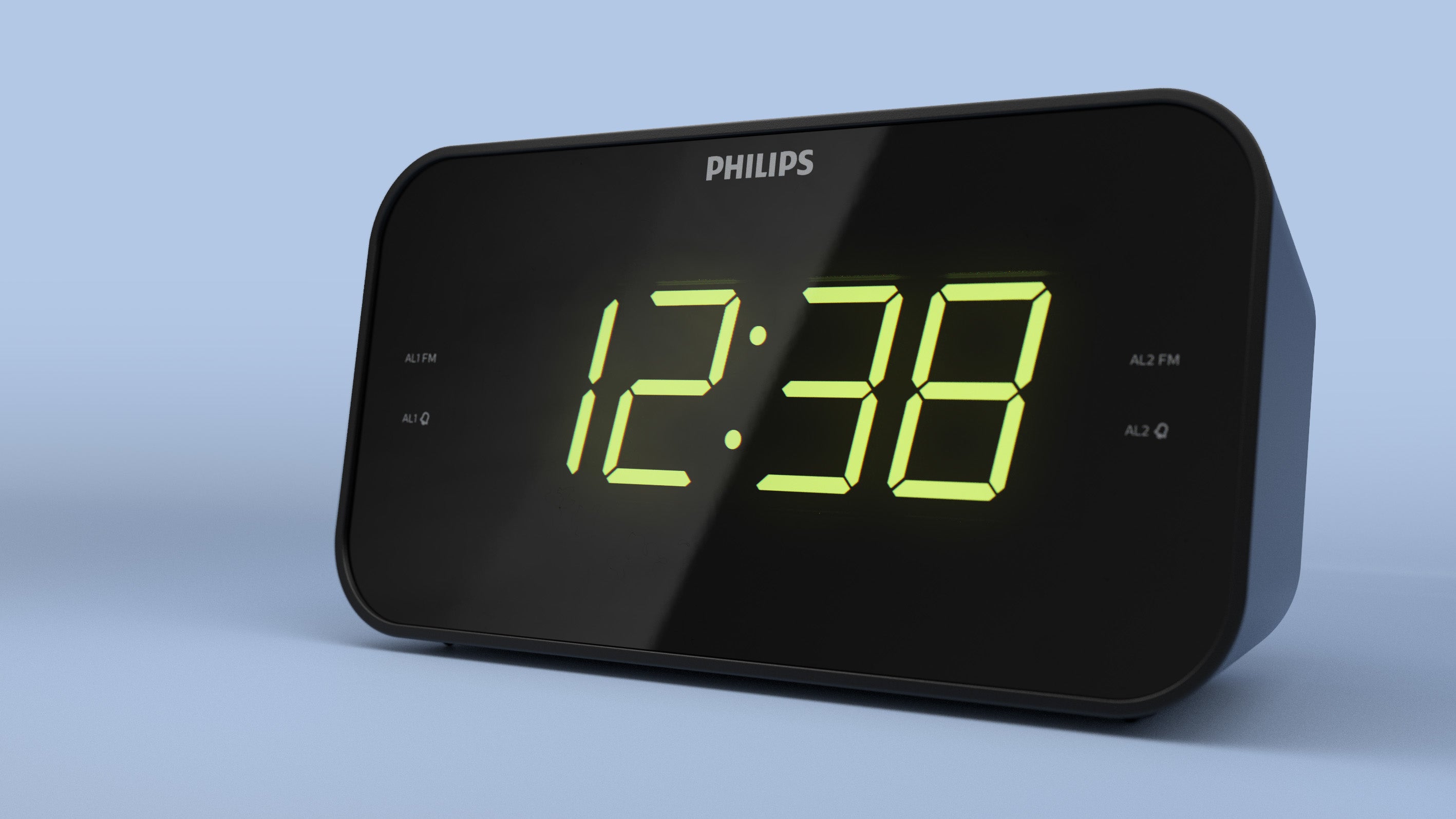Philips TAR3306/12 UKW-Radiowecker 2 Weckzeiten