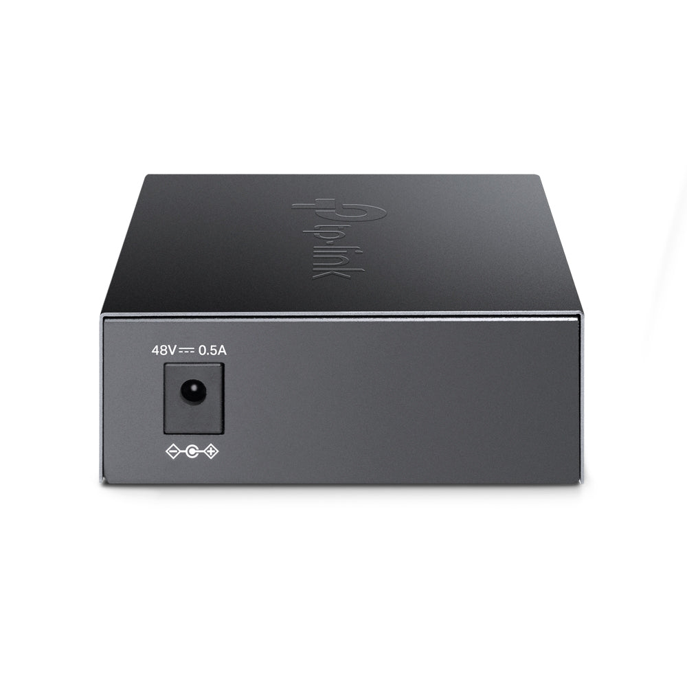 TP-LINK 10/100 Mbps RJ45 to 100 Mbps Single-mode SC WDM Bi-Directional Fiber Converter With 1-Port PoE