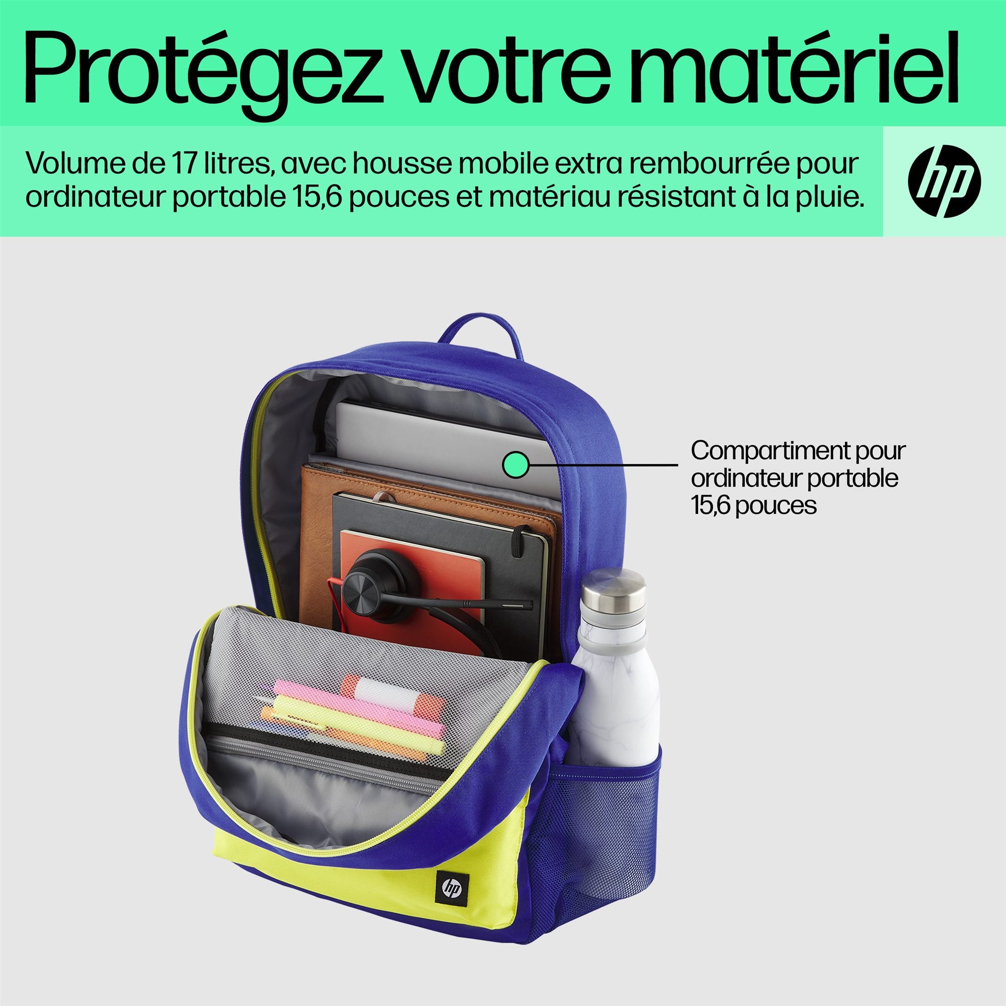 HP Campus Blue Backpack