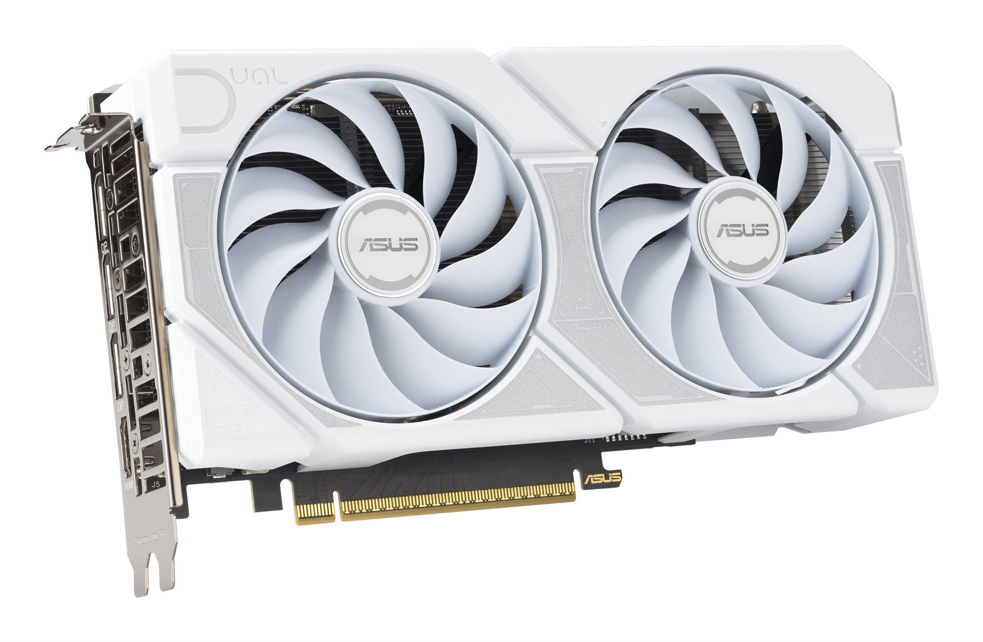 ASUS Dual GeForce RTX 5060 Ti 16Go GDDR7 White OC Edition PCIe 5.0 DLSS 4 HDMI 2.1b DisplayPort 2.1b
