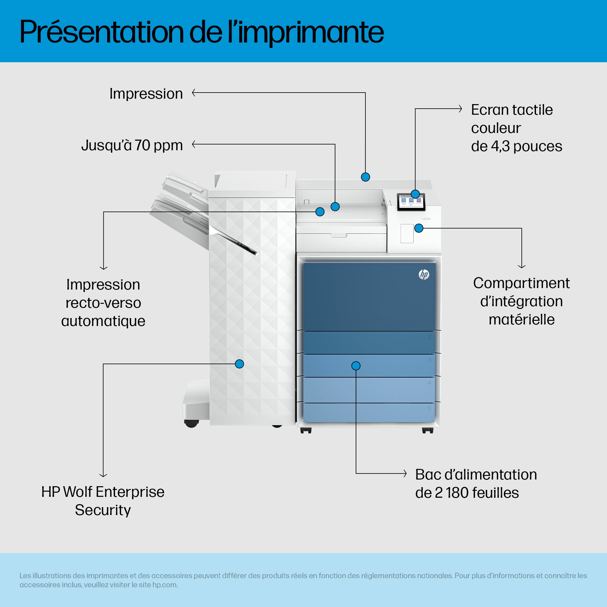 HP LaserJet Ent 8501x+Printer EU
