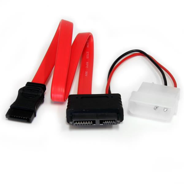 12in Slimline SATA to SATA Cable