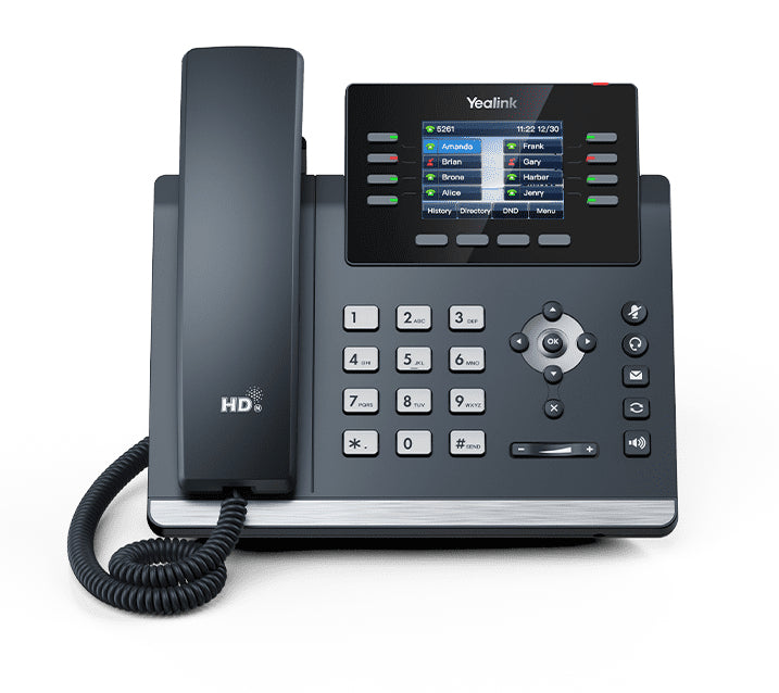 Yealink SIP-T44U téléphone fixe Gris 8 lignes LCD Wifi