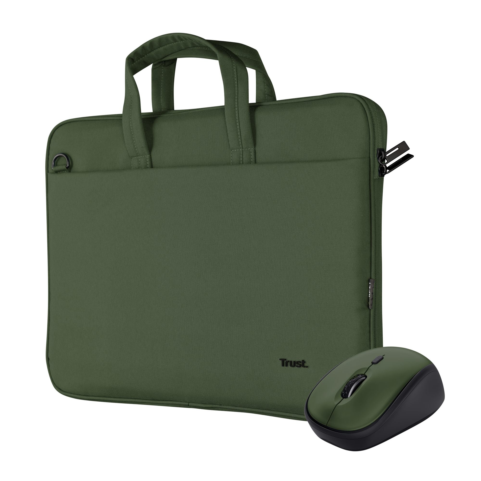 TRUST Bundle sacoche BOLOGNA 16p + souris sans fil YVI+ - Green