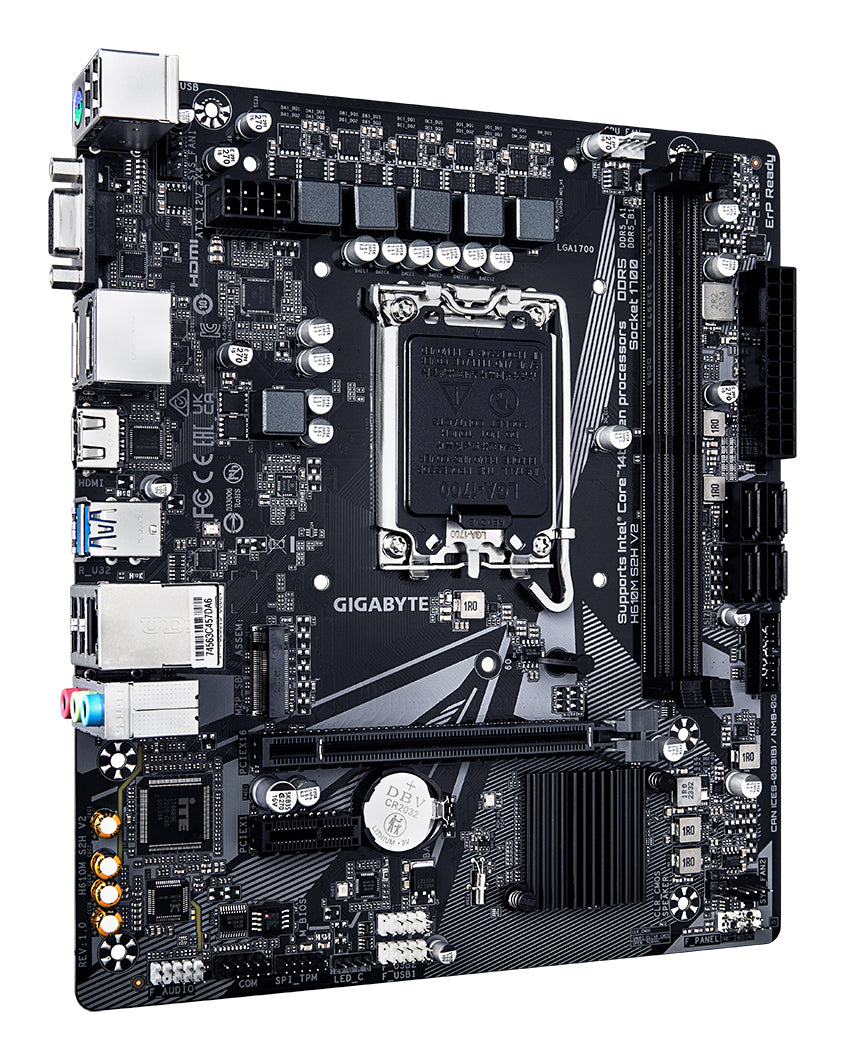 GIGABYTE H610M S2H V2 carte mere Intel H610 Express LGA 1700 micro ATX