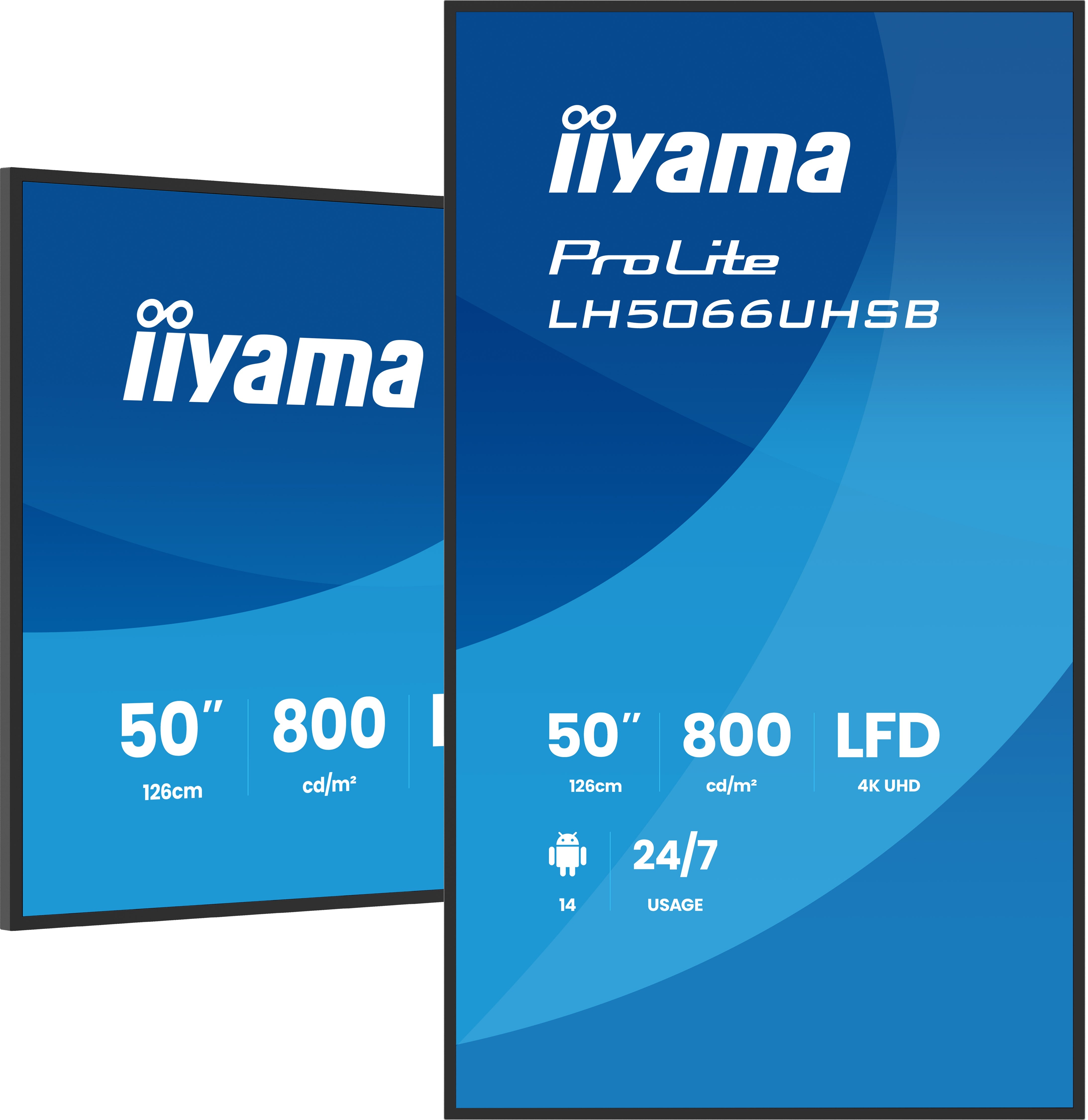 50" 3840x2160 UHD IPS VESA Mount 400x300