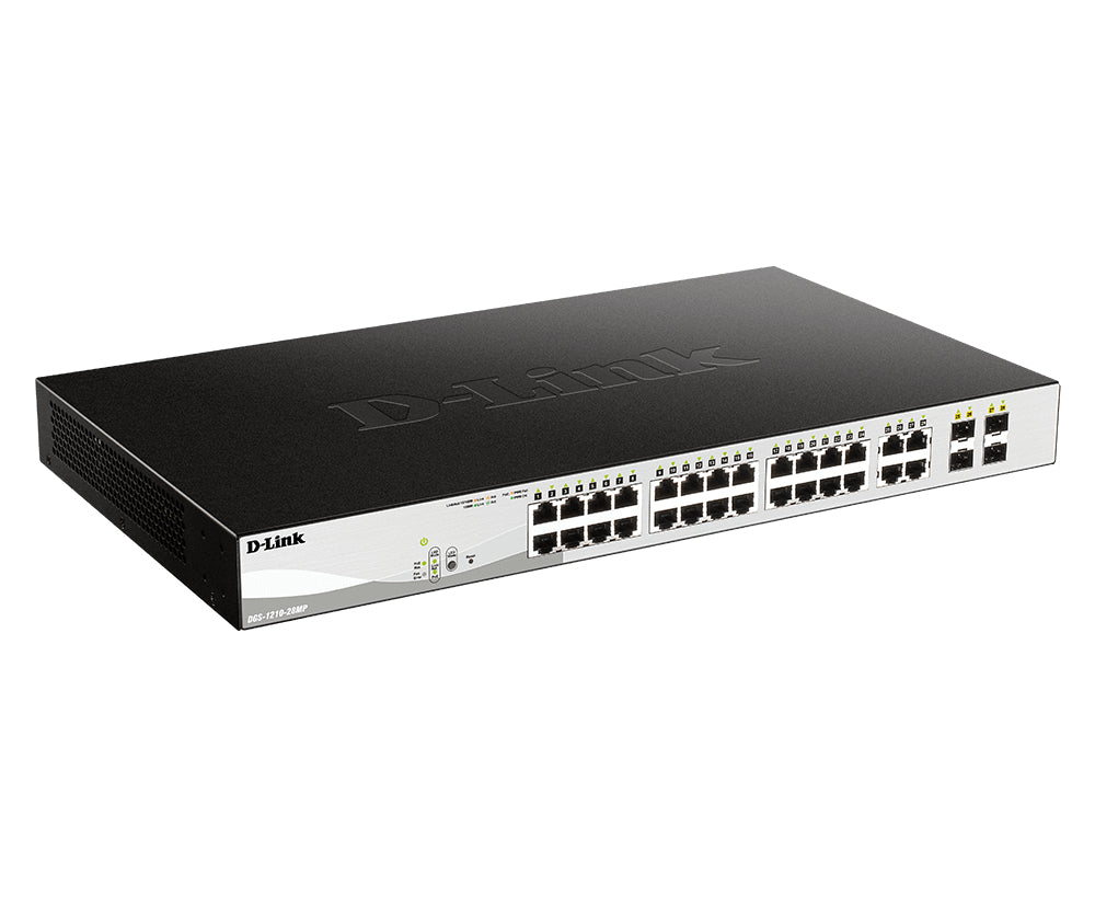D-Link DGS-1210-28P commutateur réseau Géré L2 Connexion Ethernet, supportant l'alimentation via ce port (PoE) 1U