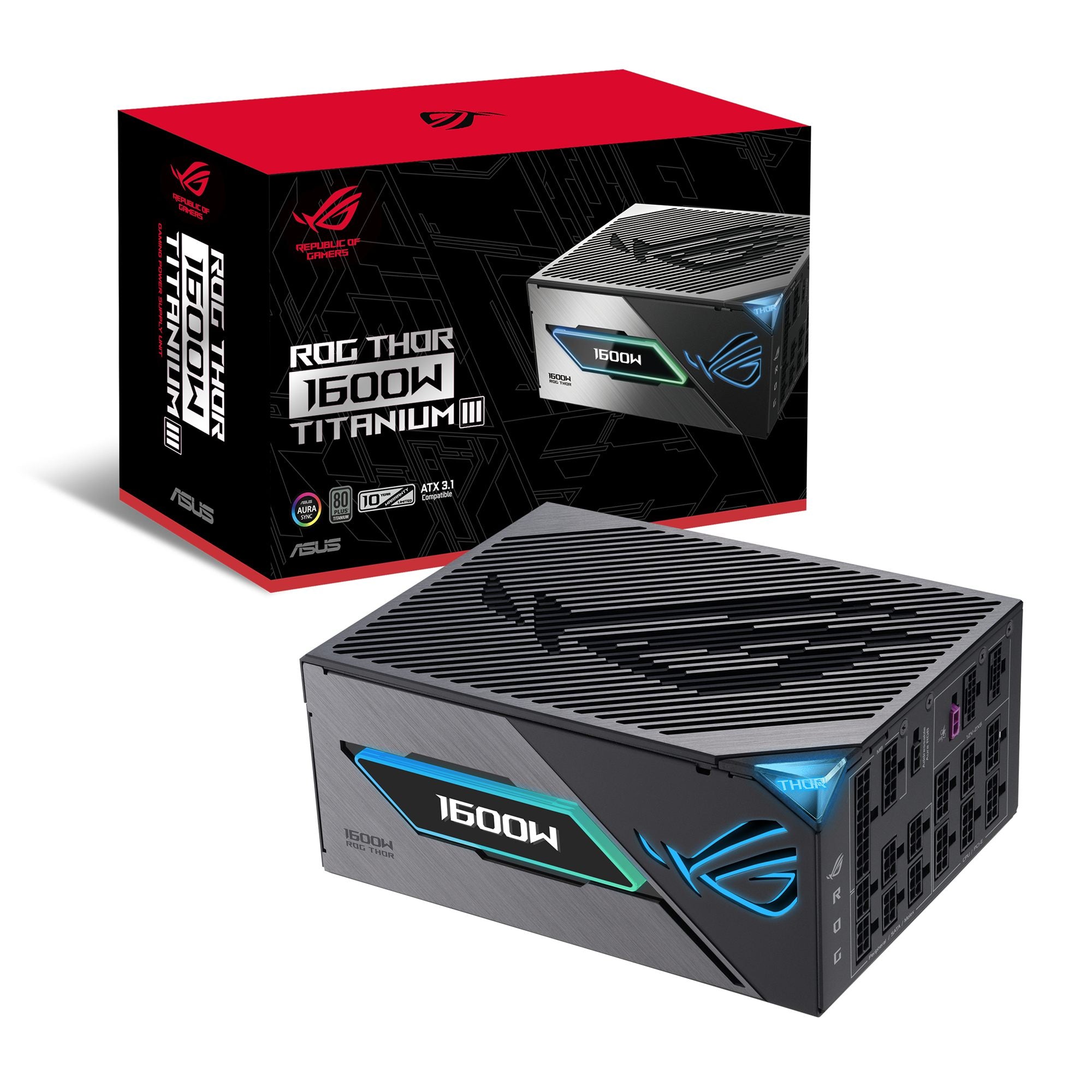 ASUS ROG Thor 1600W Titanium III Gaming PSU ATX 3.1