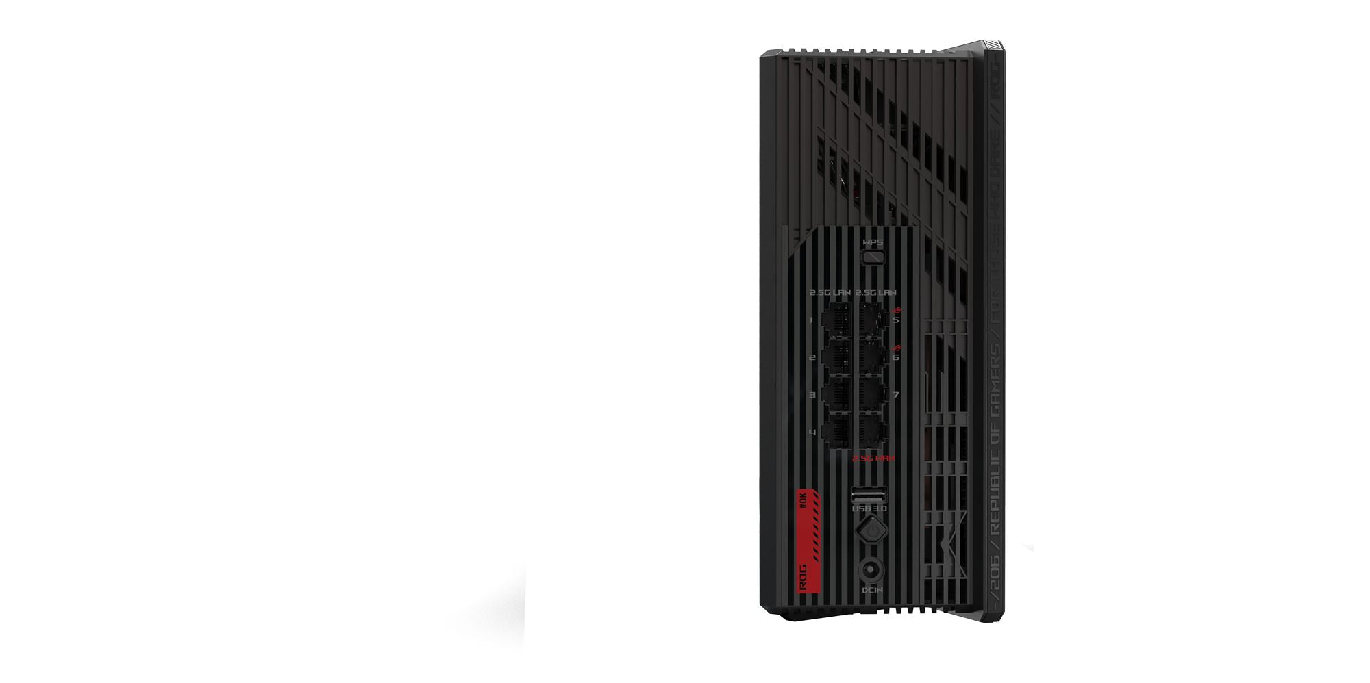 ASUS ROG Strix GS-BE18000 WiFi 7 Tri-band Router 18000 Mbps 8x 2.5G Ports 3.300 sq. ft. Coverage 2.0GHz Quad-core CPU