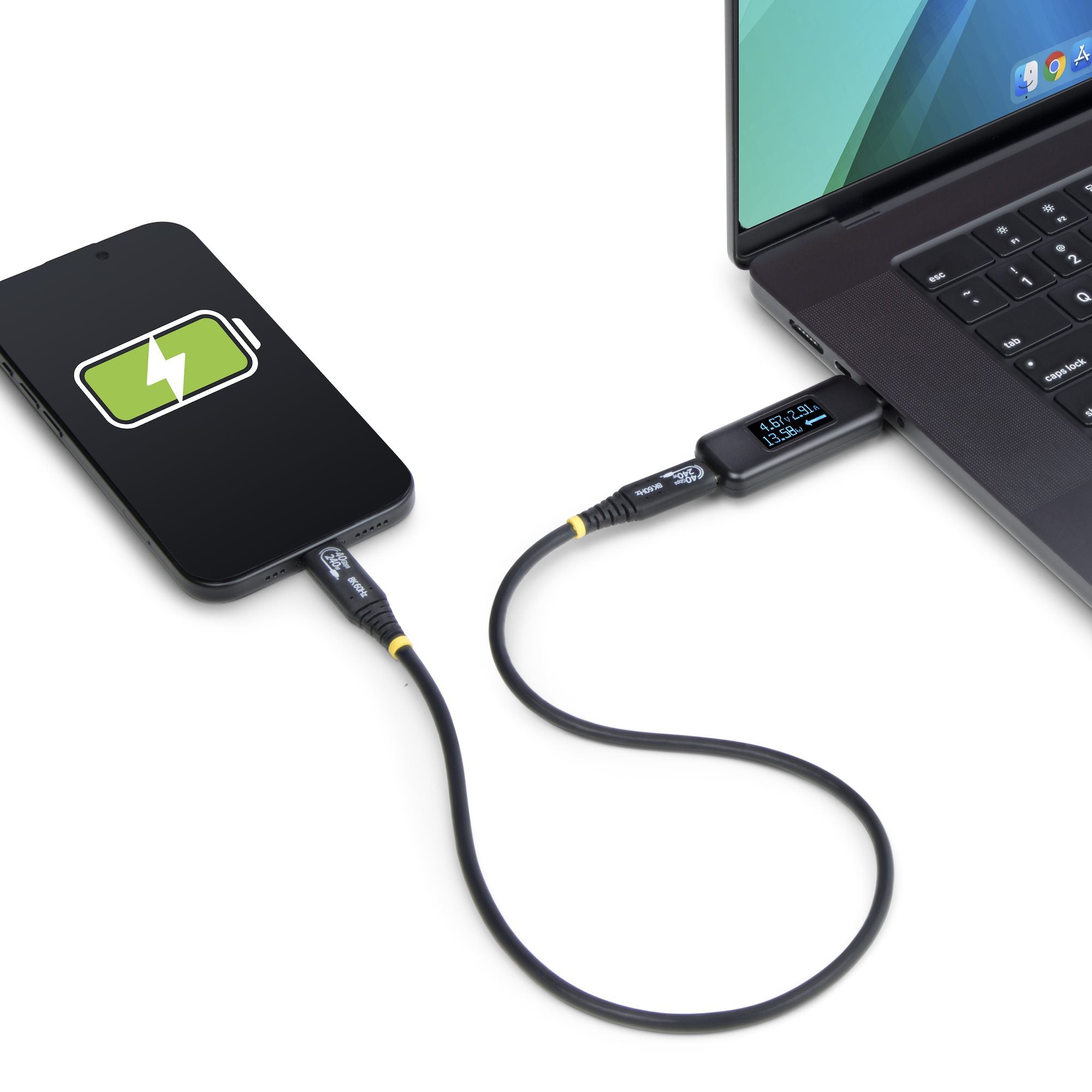 USB-C Power Tester Digital Multimeter