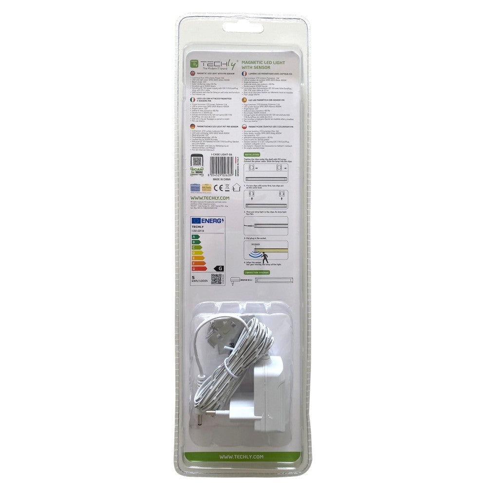 Techly I-CASE LIGHT-06 Panneau LED magnétique pour 19'