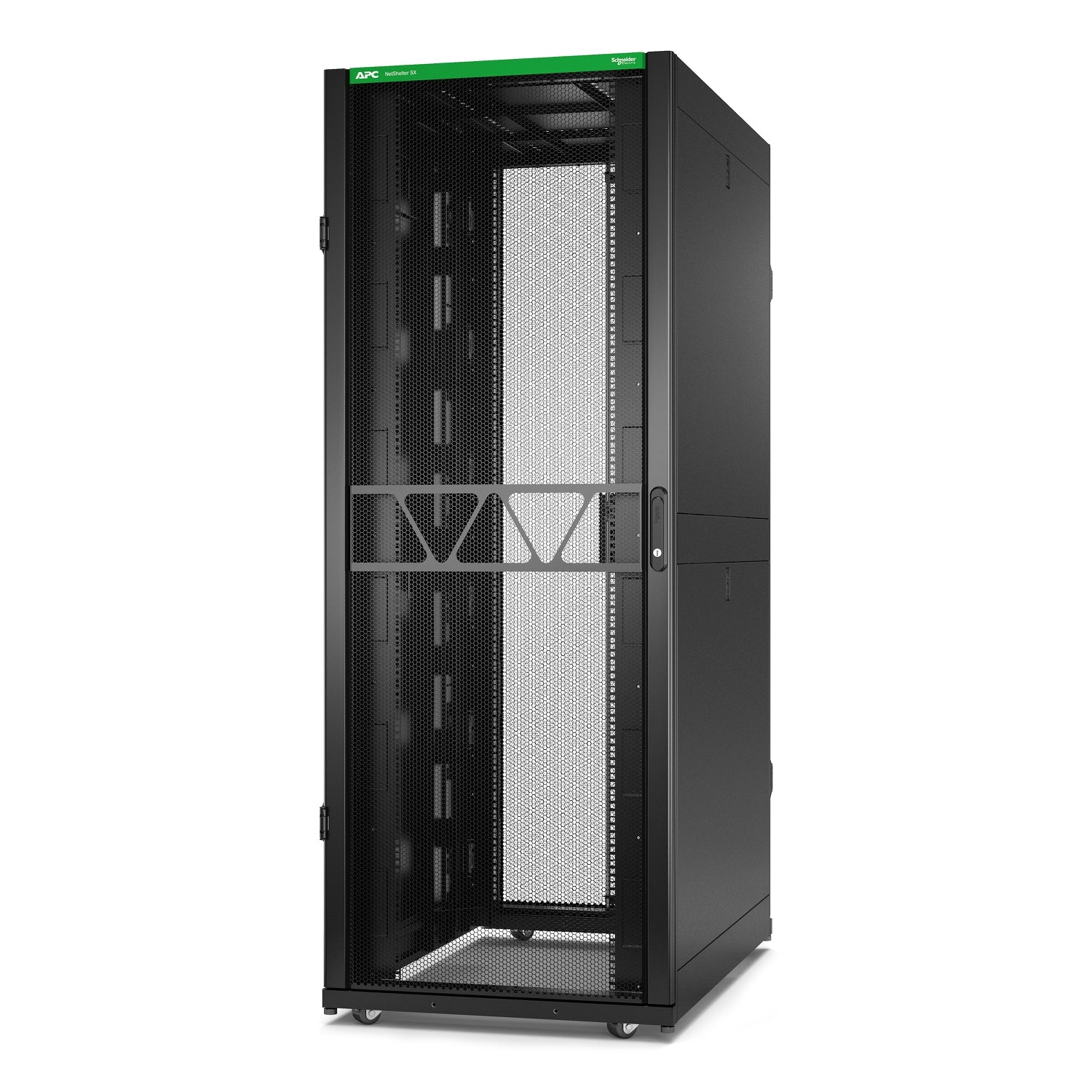 APC NetShelter SX Gen 2 Rack cabinet 1991H x 750W x 1200D mm with sides floor-standing Black 42U 19 TAA Compliant