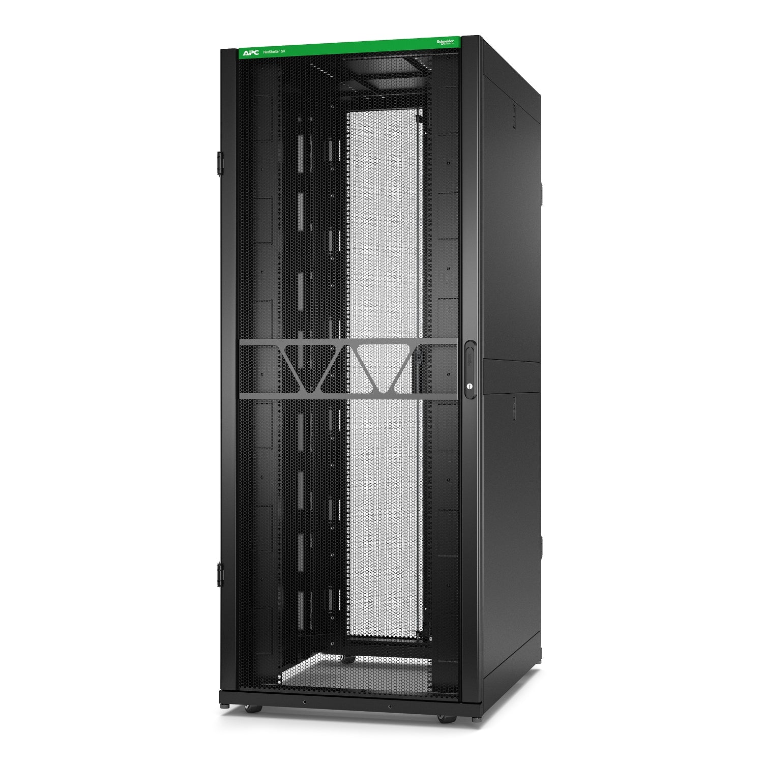 APC NetShelter SX Gen 2 Rack cabinet 1991H x 800W x 1070D mm with sides floor-standing Black 42U 19 TAA Compliant