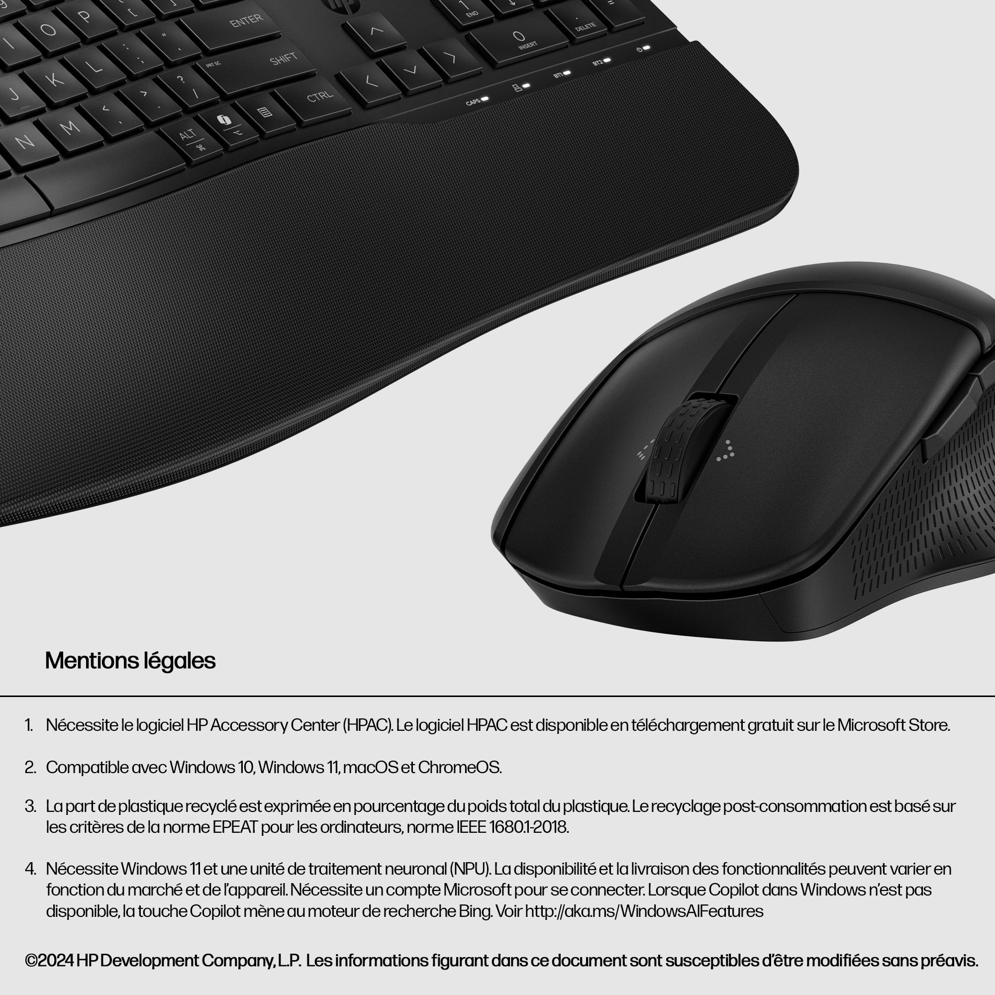 HP 680 CFT Dual-Mode KB/Mse Combo EMEA