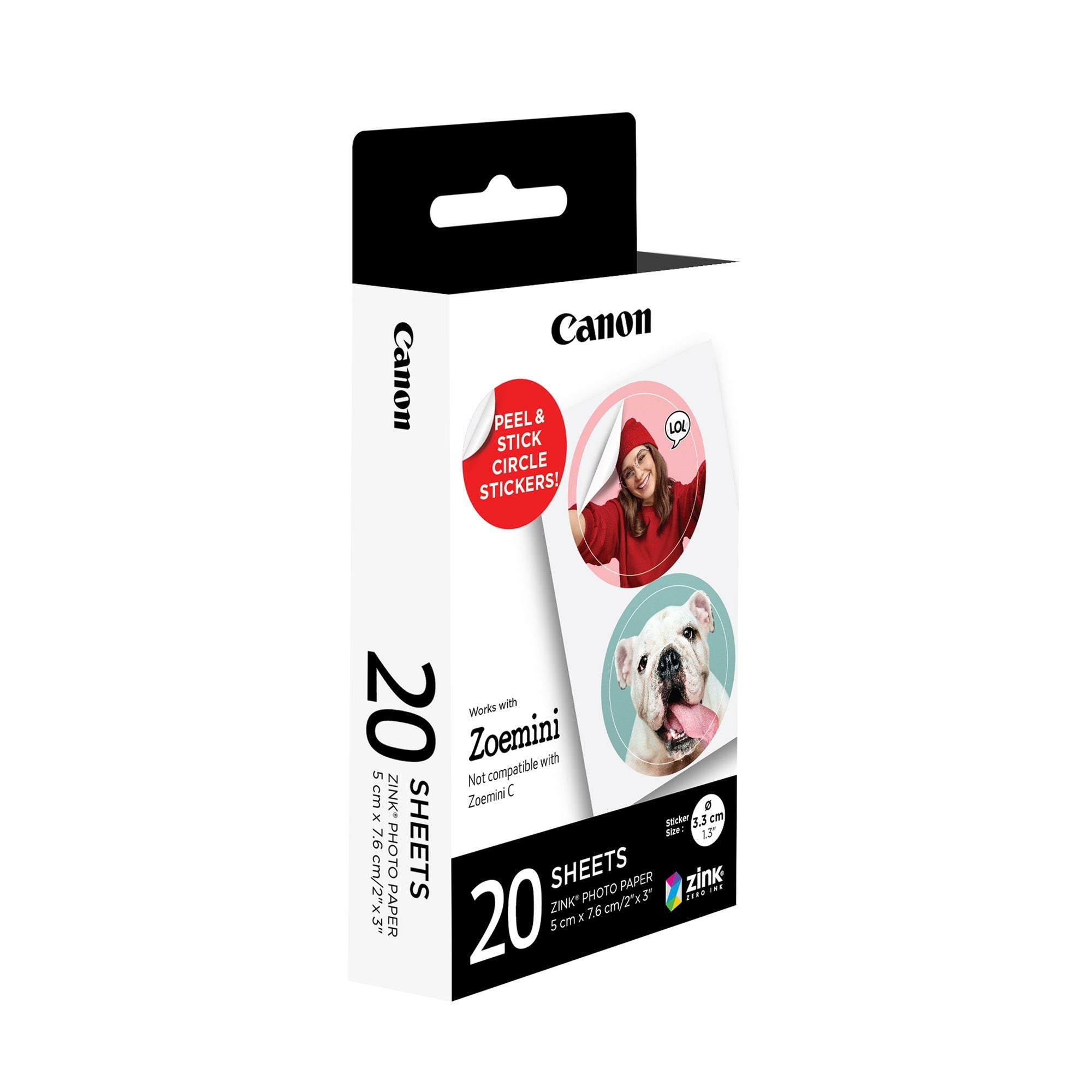 CANON Zink Paper ZP-2030-2C-20 EXP HB