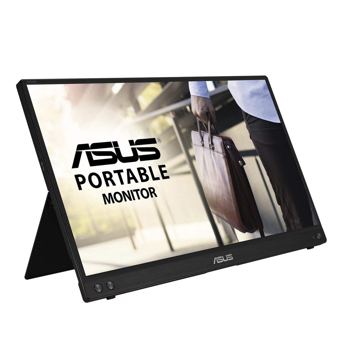 ASUS ZenScreen MB16ACV Portable USB Monitor 15.6p Full HD IPS Hybrid Signal Solution USB Type-C Flicker Free Blue Light Filter
