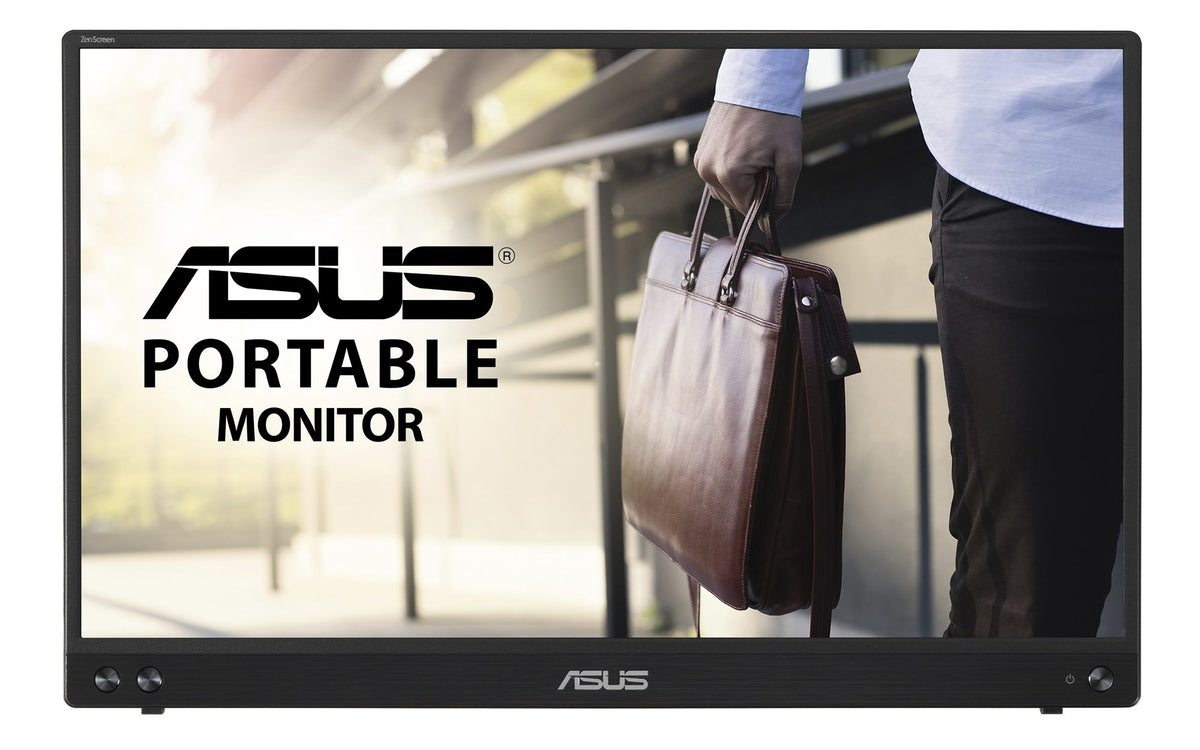 ASUS ZenScreen MB16ACV Portable USB Monitor 15.6p Full HD IPS Hybrid Signal Solution USB Type-C Flicker Free Blue Light Filter