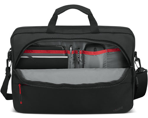 Lenovo ThinkPad Essential Topload (Eco) - Sacoche pour ordinateur portable - 16p - Noir avec des touches de rouge - ThinkRed