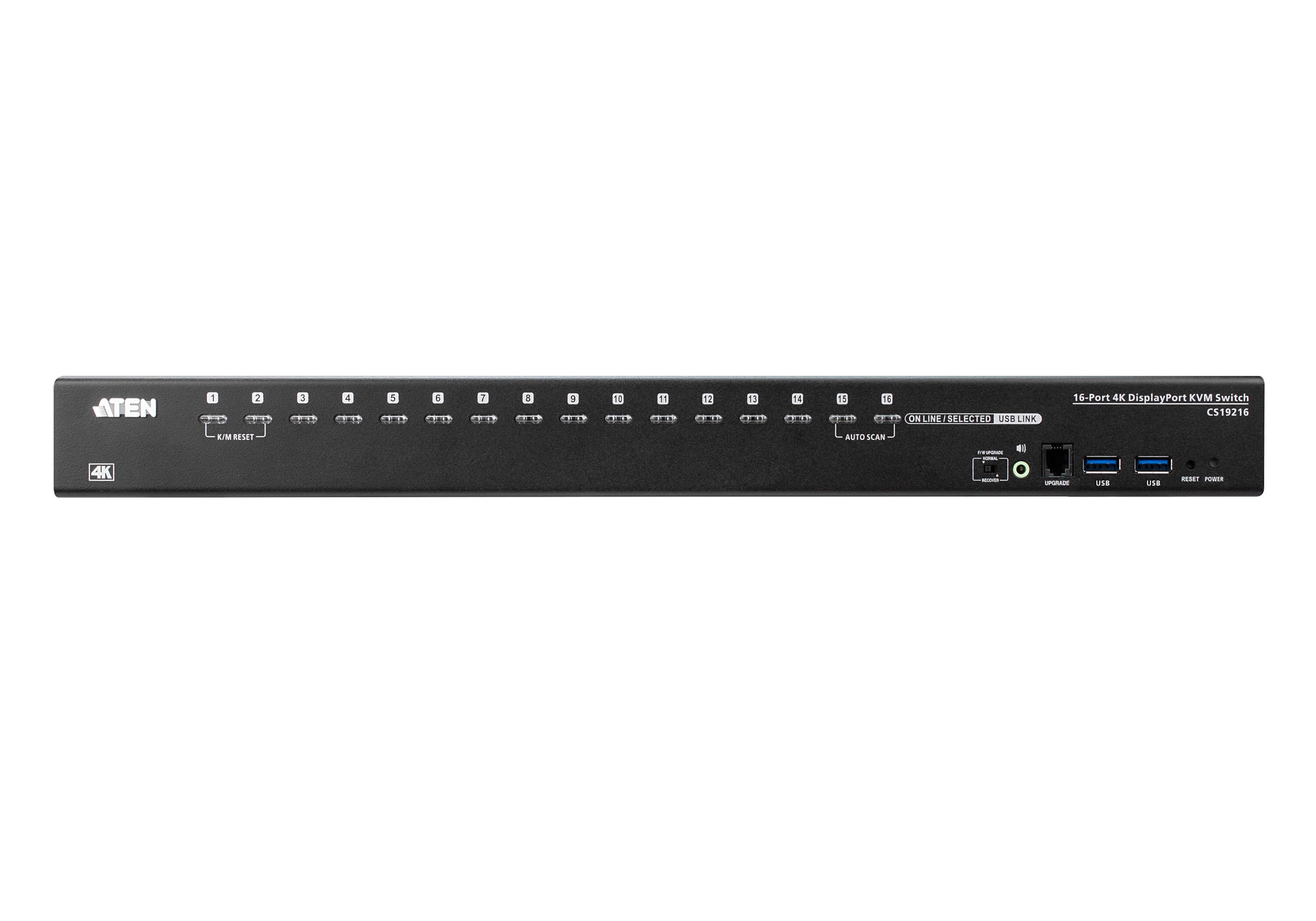 ATEN CS19216-AT-G commutateur écran, clavier et souris Noir